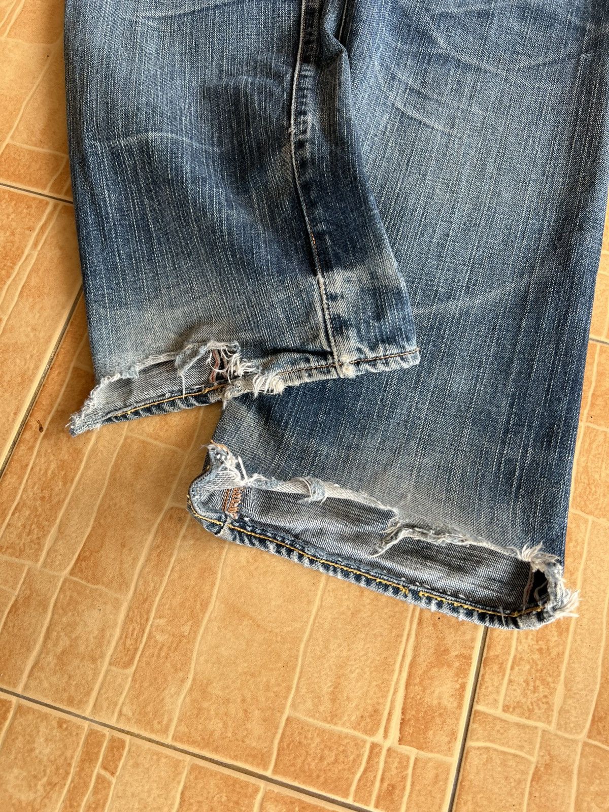 Evisu Vintage Evisu X McDonald Selvedge Distressed Jean Very Rare Size US 29 - 13 Thumbnail