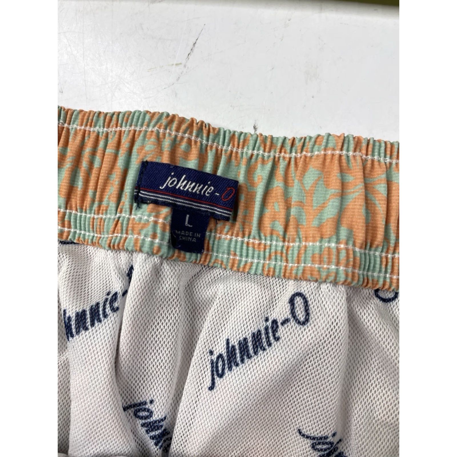johnnie-O johnnie-O Akers Swim Trunks Board Shorts Clementine 7” Men’s L Swim Bottom Trunks Multicolor Mens Large Size US 33 - 6 Thumbnail