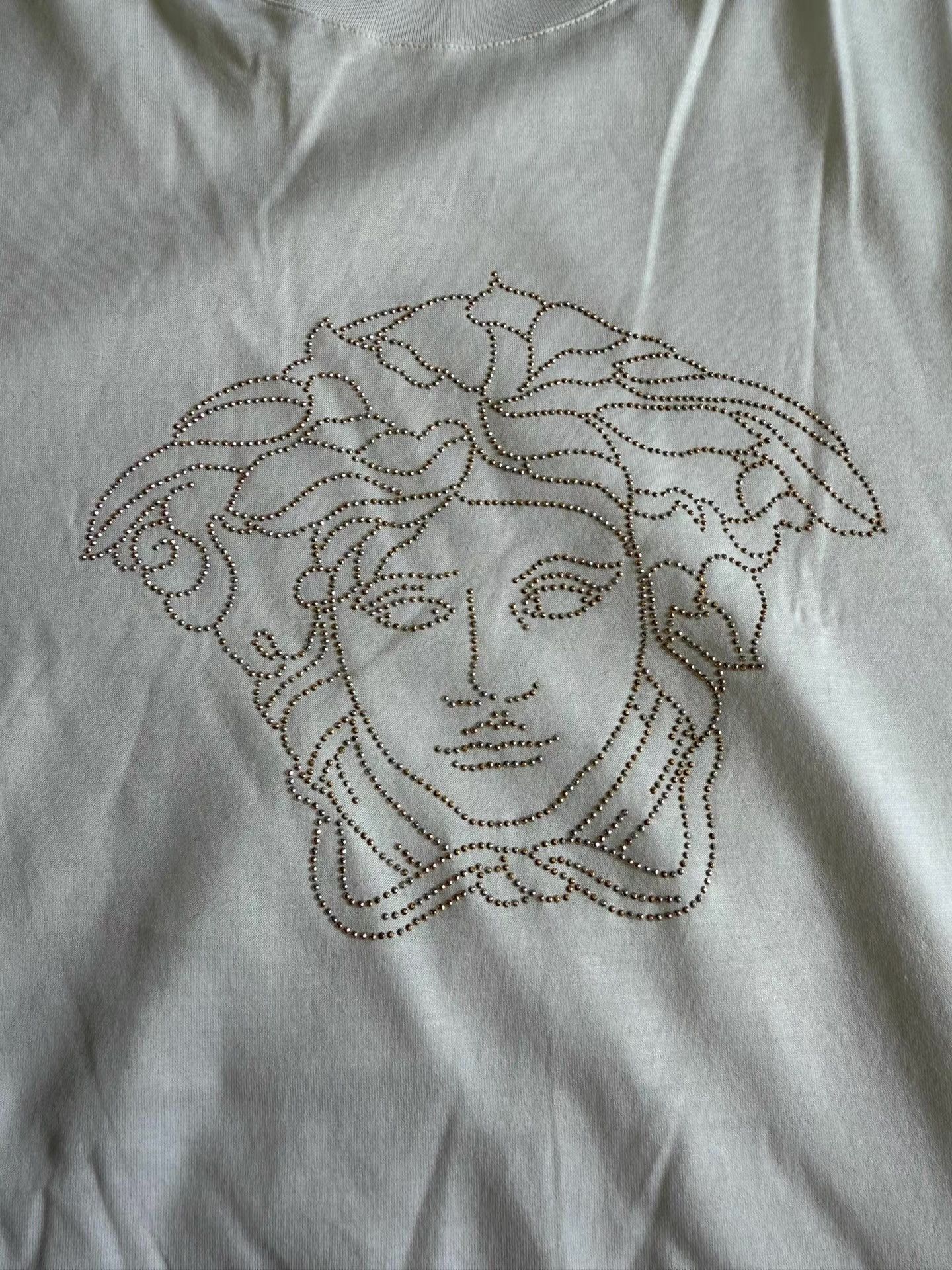 Versace Versace Men's Rhinestone T-shirt Ｑ23 Size US S / EU 44-46 / 1 - 3 Thumbnail