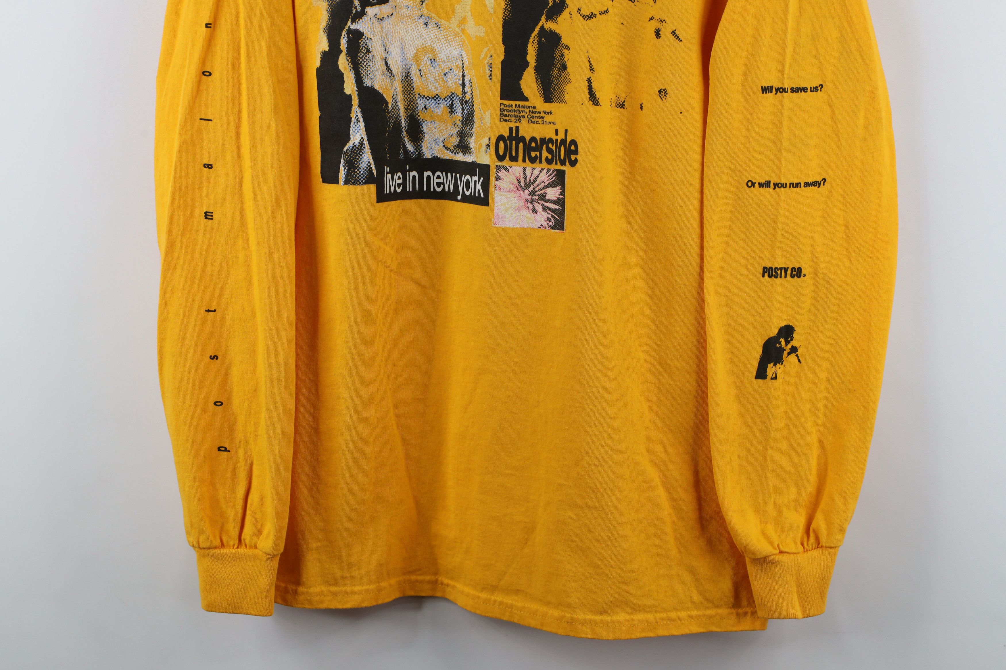 Vintage Vintage Y2K Posty Co 2018 Post Malone Long Sleeve T-Shirt Size US M / EU 48-50 / 2 - 3 Thumbnail