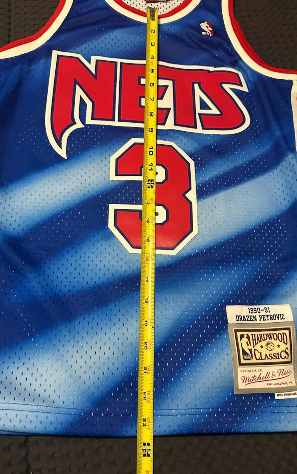 Mitchell & Ness NBA Mitchell & Ness New Jersey Nets Drazan Petrovic 90-91 Size ONE SIZE - 9 Thumbnail