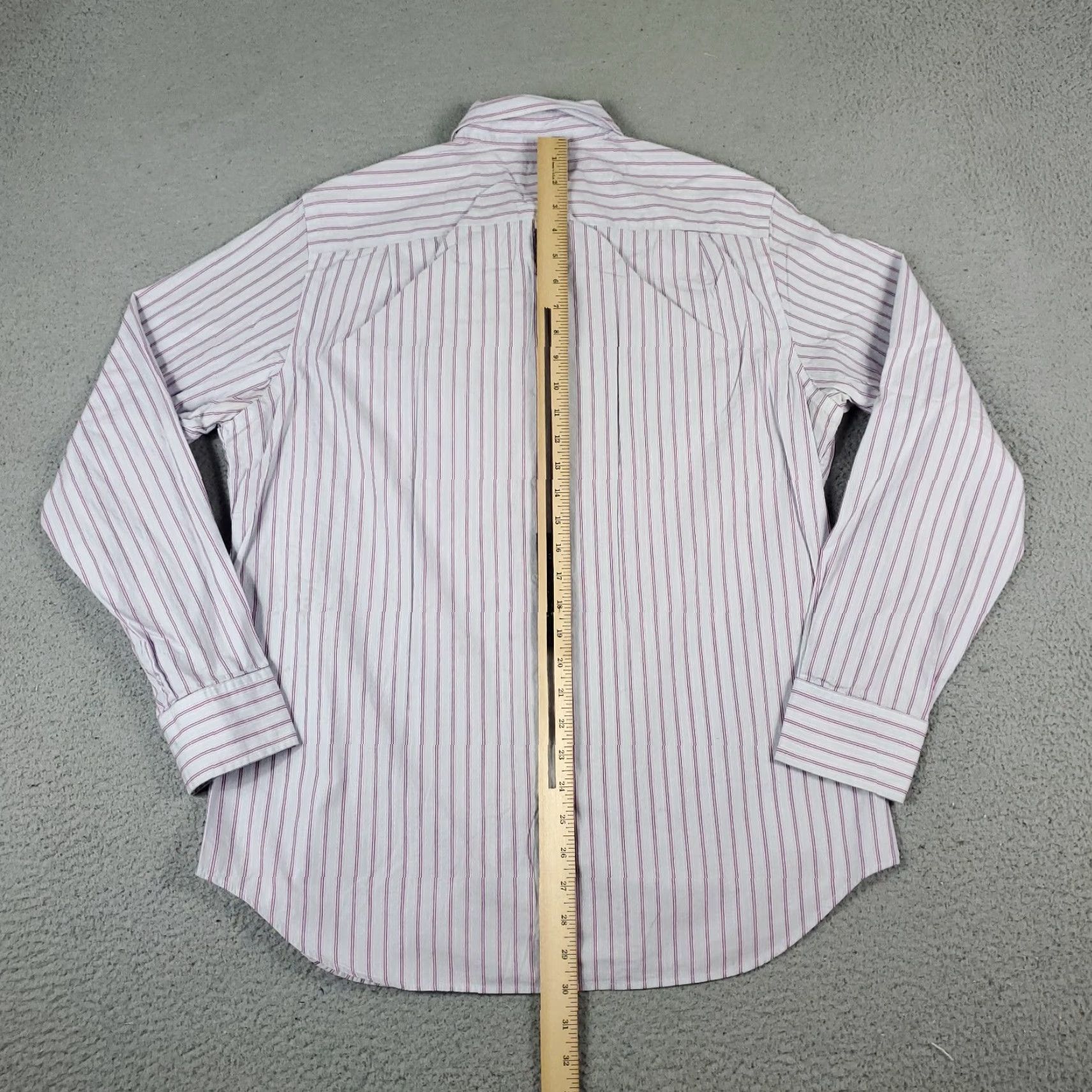 Banana Republic Banana Republic Shirt Mens Medium Blue Pink Button-Up Long Sleeve Stained Size US M / EU 48-50 / 2 - 6 Thumbnail
