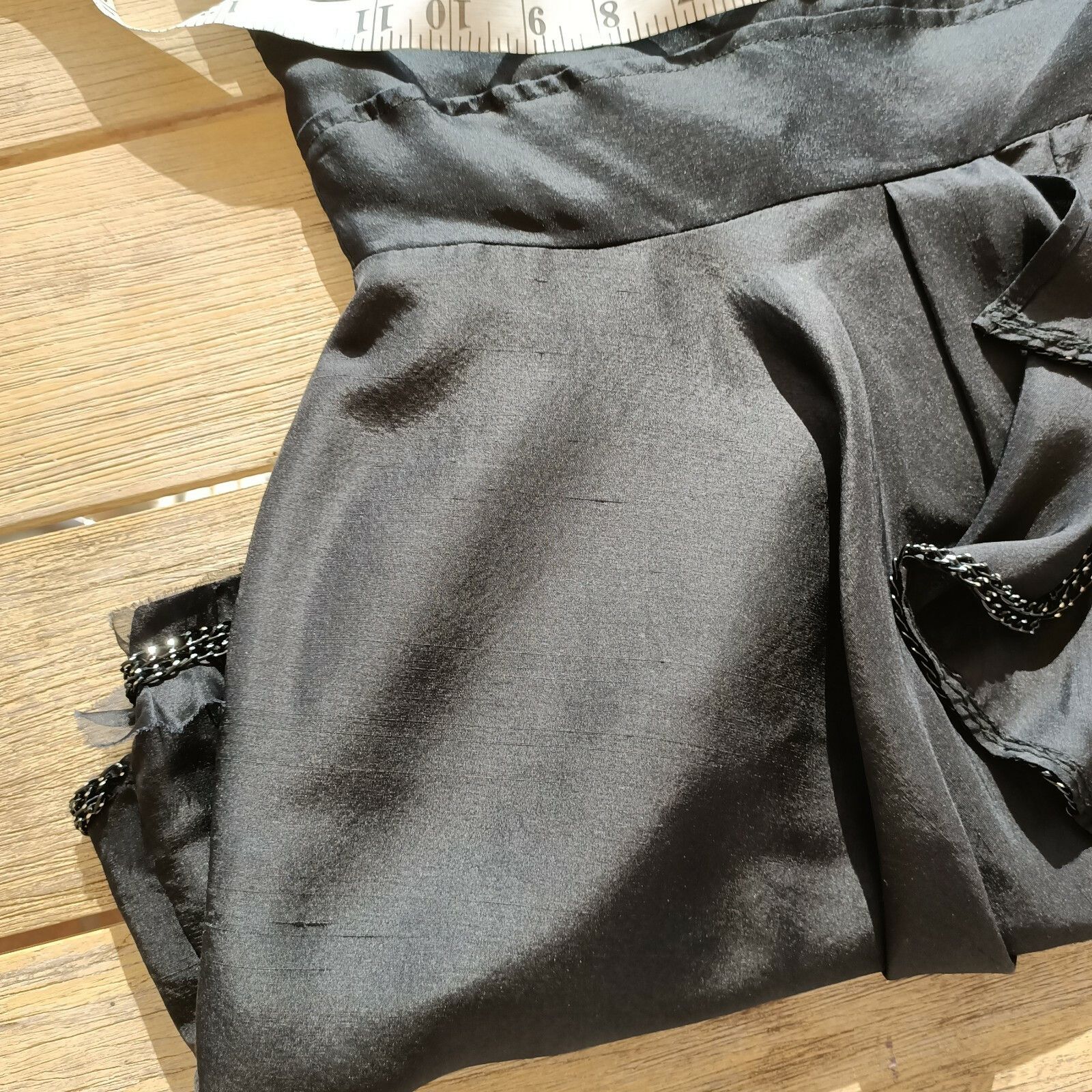 Designer × Rachel Gilbert Rachel Gilbert Silk One Shoulder Mini Dress Embellished Size XS / US 0-2 / IT 36-38 - 7 Thumbnail