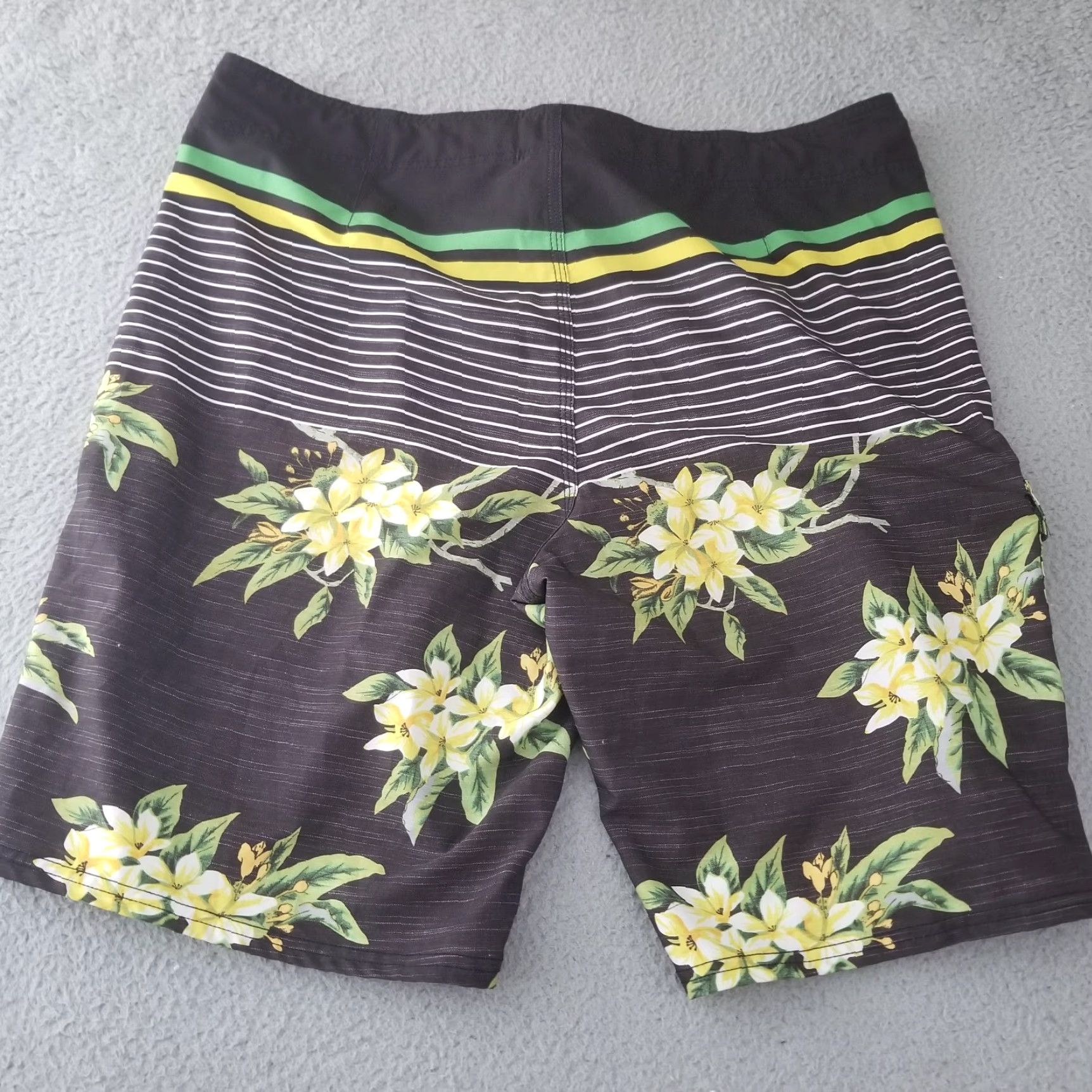 REEF Reef Mens Bottom Board Shorts 38 Black Floral Surf Quick Dry Pockets UV-Protection Leg Swim Trunks Size US 38 / EU 54 - 6 Thumbnail