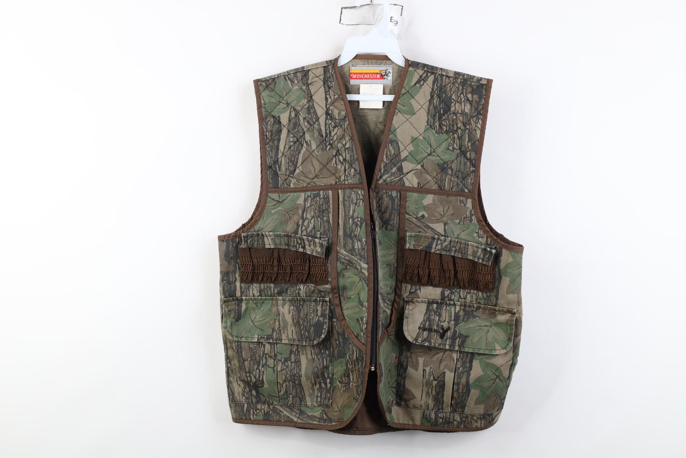 Winchester Vintage 90s Winchester Trebark Camouflage Hunting Vest Size US M / EU 48-50 / 2 - 1 Thumbnail