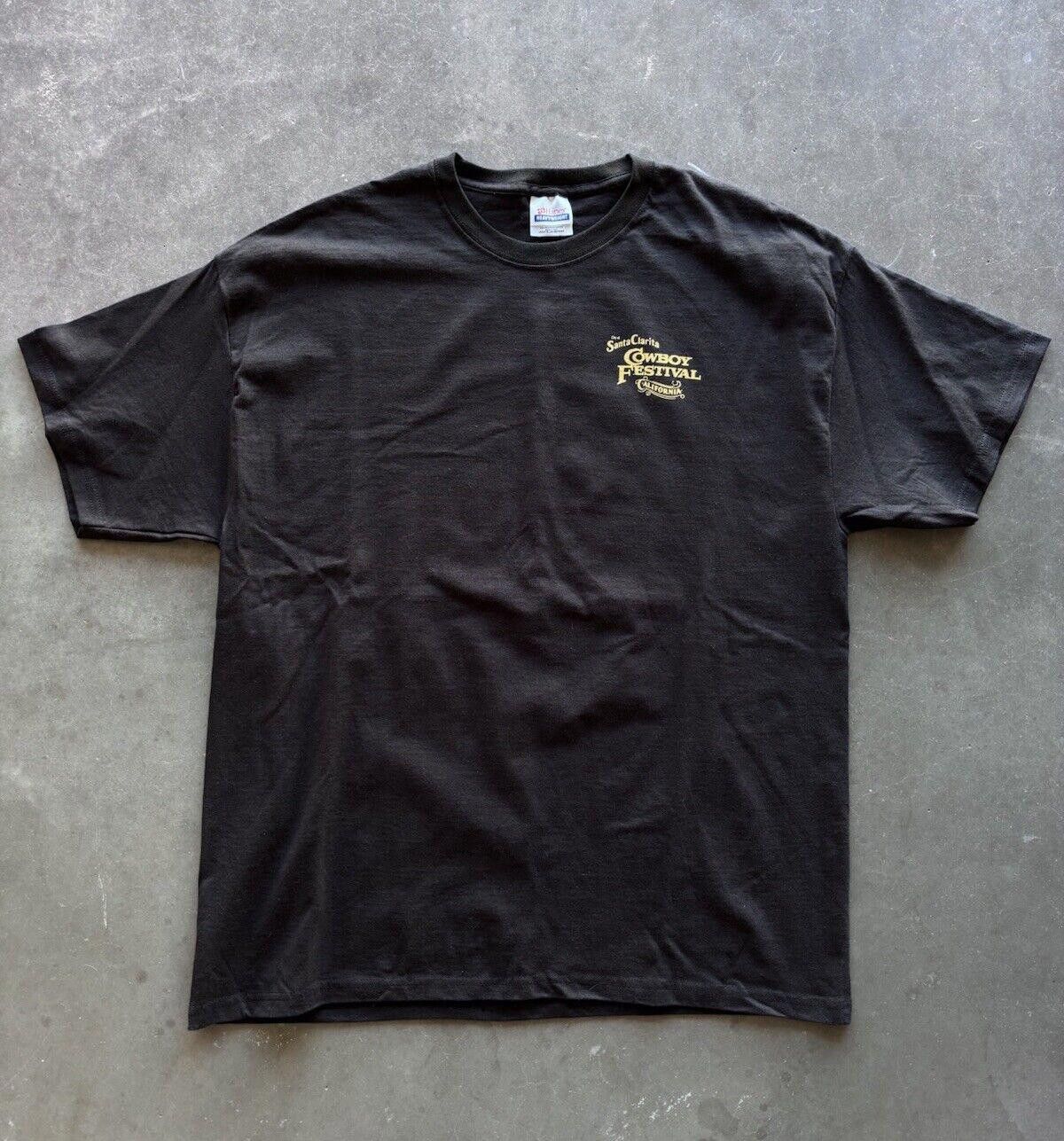 Hanes × Vintage Santa Clarita 2005 Cowboy Festival T-shirt XL Vintage Size US XL / EU 56 / 4 - 4 Thumbnail