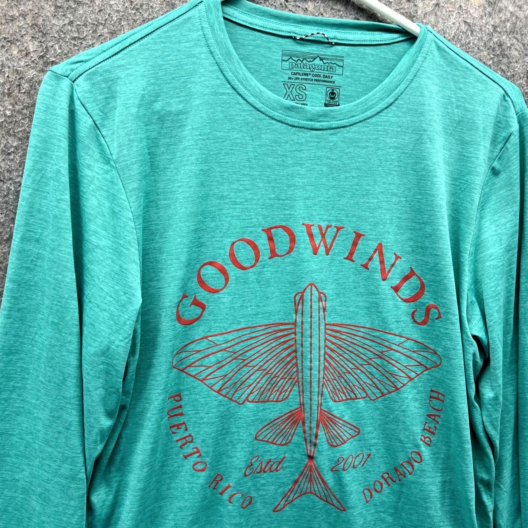 Patagonia VINTAGE Patagonia Shirt Women XS Teal Blue Long Sleeve Crew Neck Solid All Seasons Spring Summer Winter Womens XS Blue Patagonia Shirt Size XS / US 0-2 / IT 36-38 - 6 Thumbnail