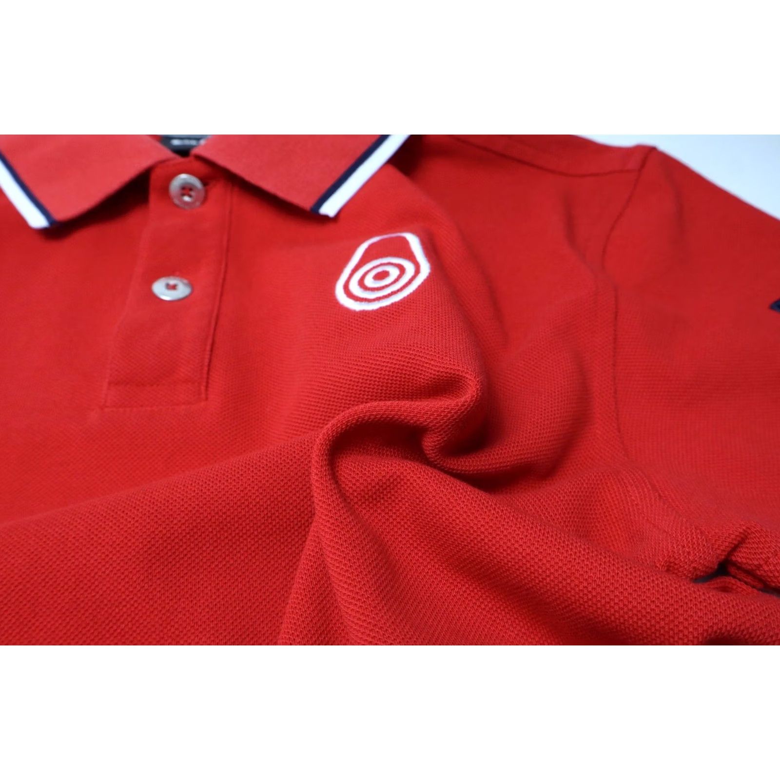 Vintage SAIL RACING Grinder Polo T-Shirt SMALL Red Collared Short Sleeve Men's Size US S / EU 44-46 / 1 - 5 Thumbnail
