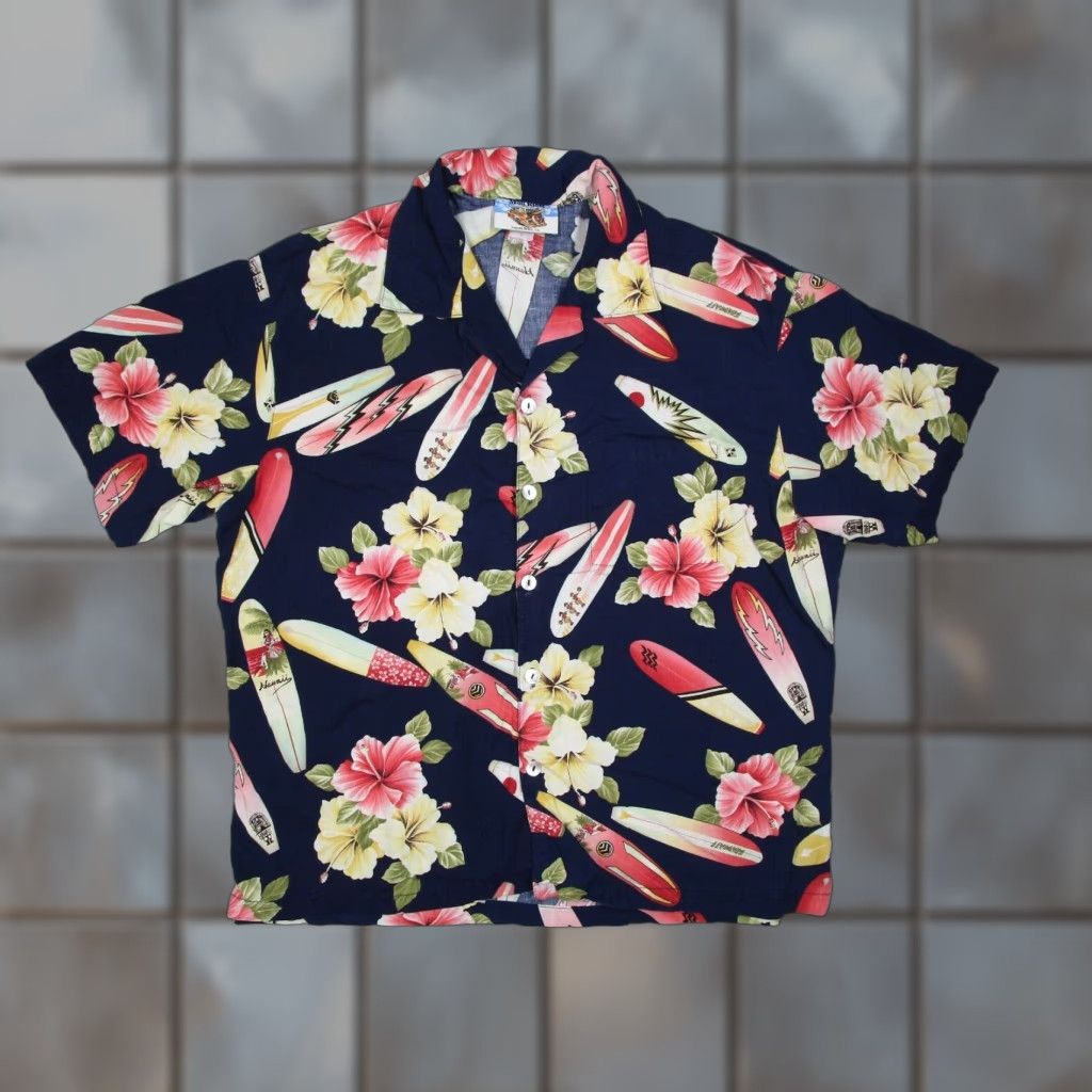 Vintage VINTAGE Matt Rider Shirt Mens Large Blue Button Up Laguna Beach California Surfboards Size US L / EU 52-54 / 3 - 1 Thumbnail