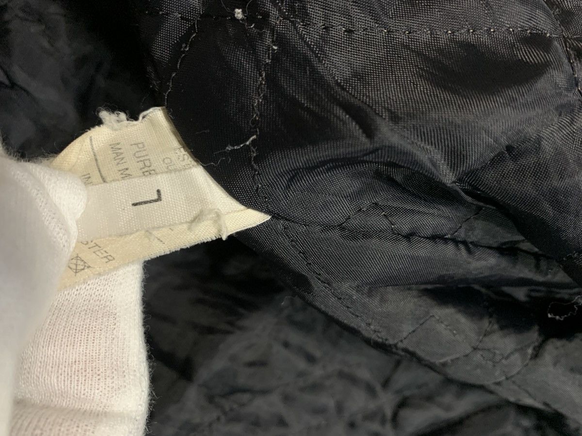 Vintage 90s Vintage Luxury Mickey embroidered Leather bomber jacket Size US L / EU 52-54 / 3 - 6 Thumbnail