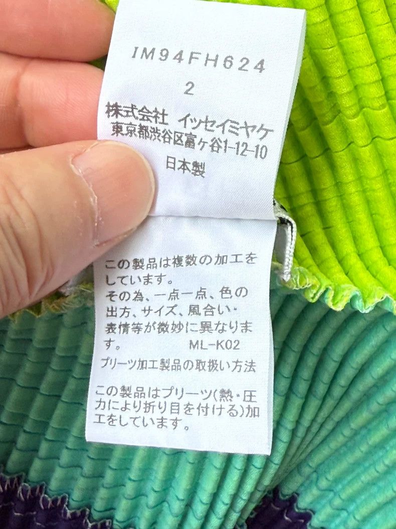 Issey Miyake Issey Miyake size:2 Blue and purple main color block dress Size M / US 6-8 / IT 42-44 - 7 Thumbnail