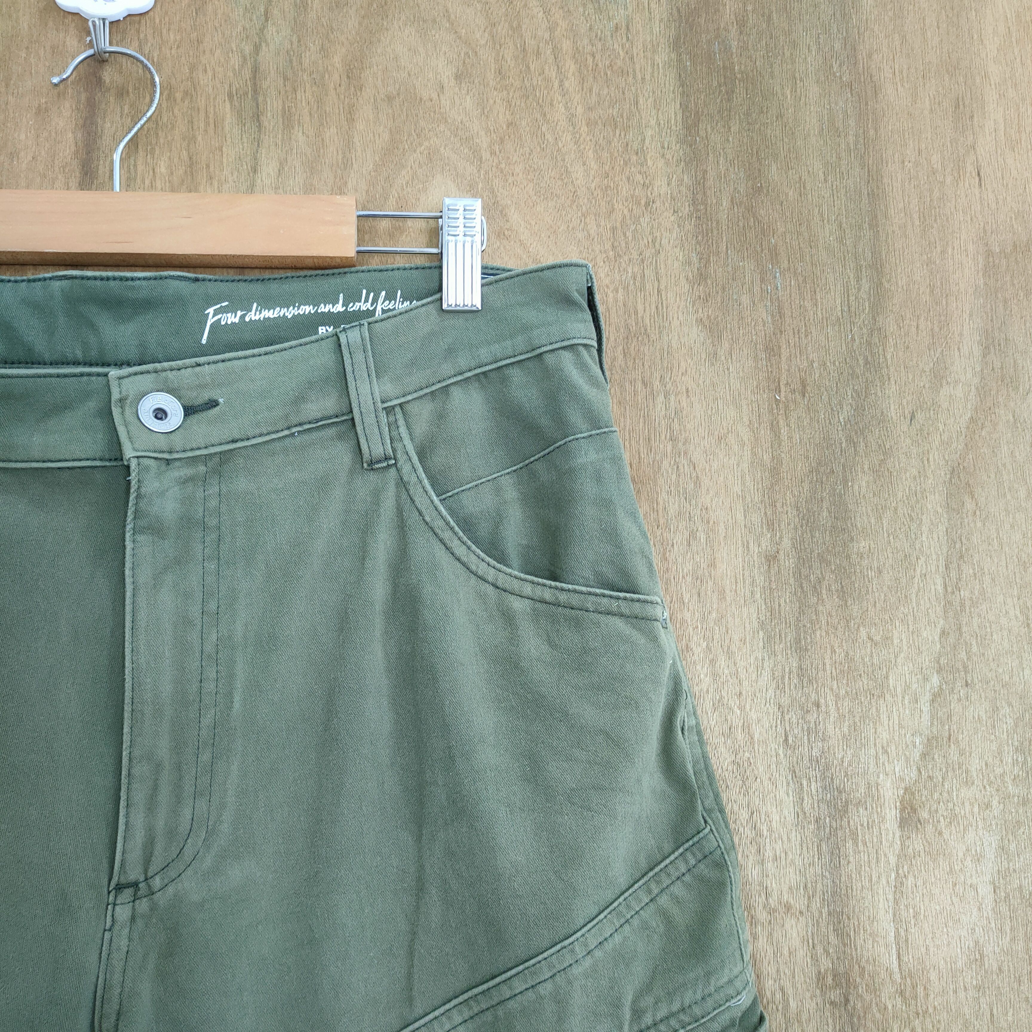 Japanese Brand JAPANESE BRAND GREEN CARGO PANTS Size US 32 / EU 48 - 5 Thumbnail