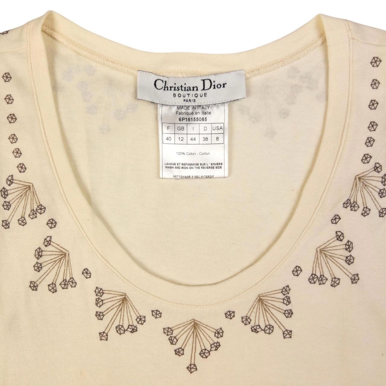 Dior Vintage Dior Pattern Vest Top Women's Size S Size S / US 4 / IT 40 - 4 Thumbnail