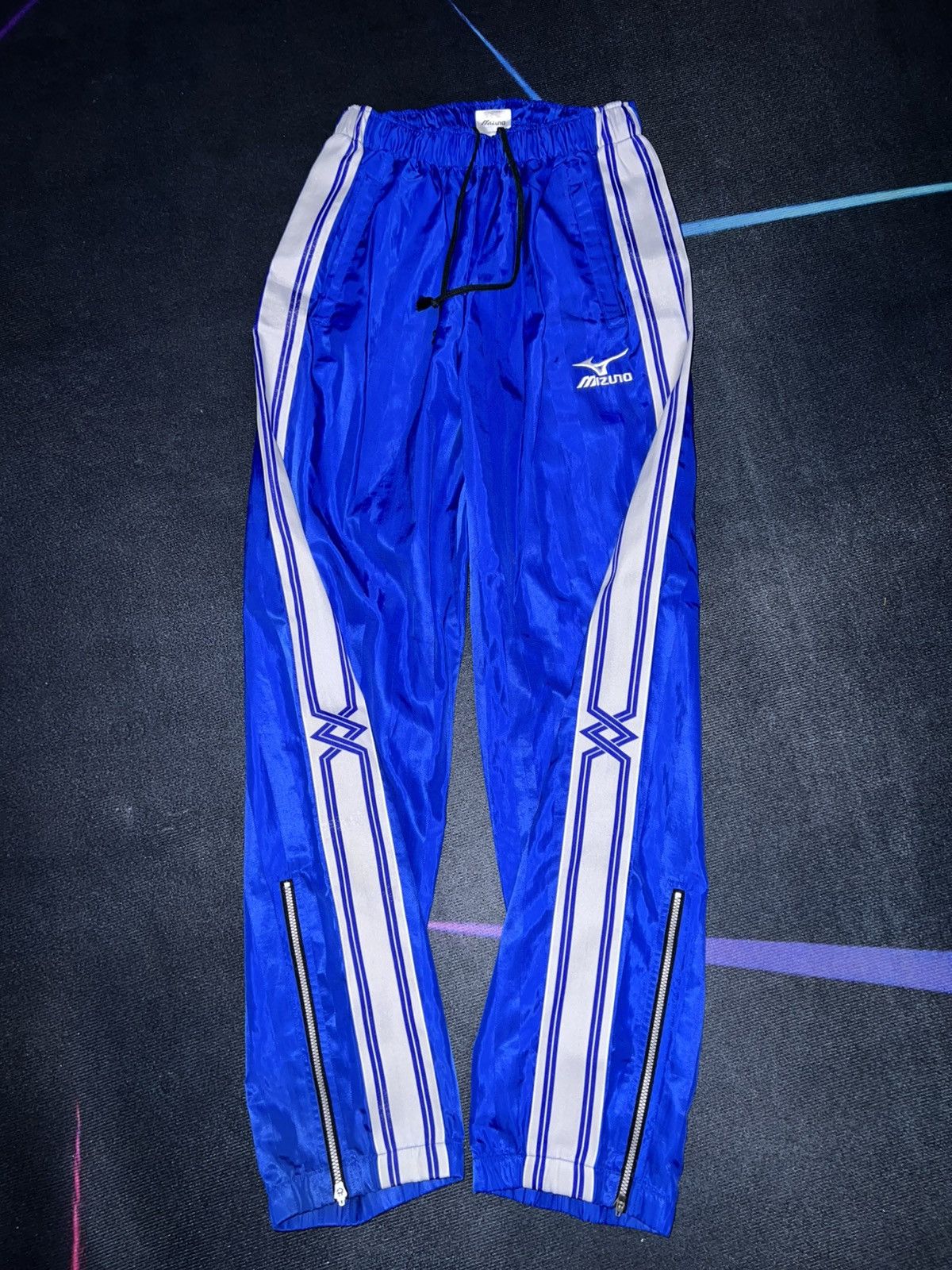 Mizuno Japan Mizuno Blue Track Pants Size US 34 / EU 50 - 1 Thumbnail