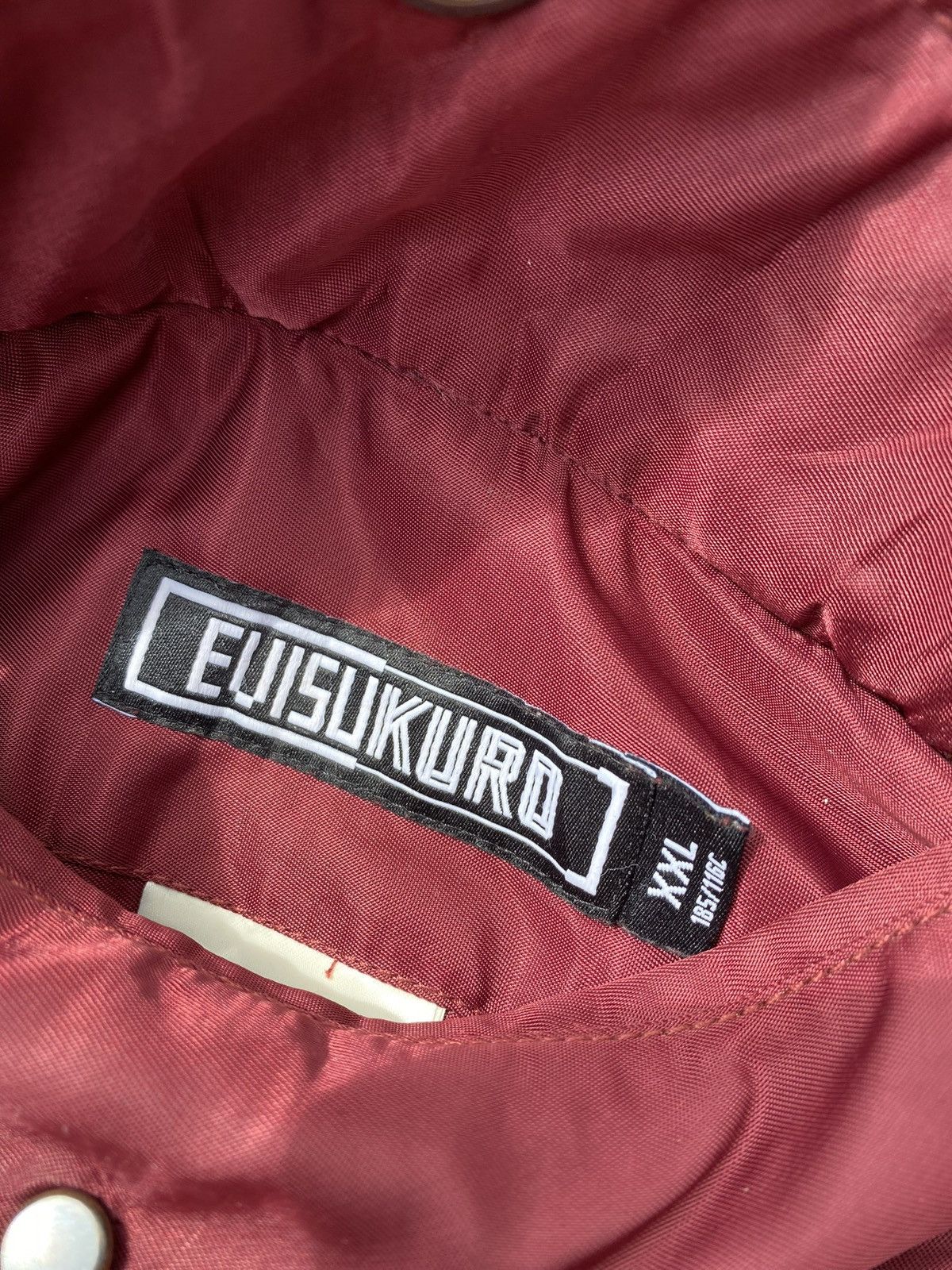 Evisu 90’s EVISU KURO TWO SIDE RARE MULTI LOGO RETRO ZIP BOMBER Size US XXL / EU 58 / 5 - 11 Thumbnail