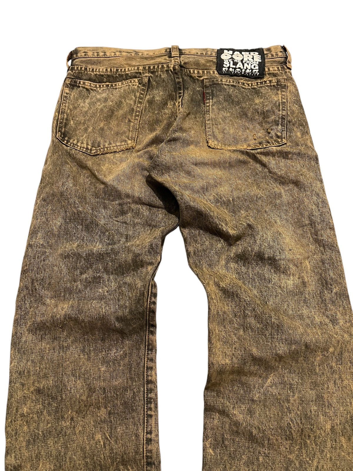 If Six Was Nine × Japanese Brand × Le Grande Bleu (L.G.B.) RNA SLANG mudwash distressed denim pants Size US 33 - 5 Thumbnail