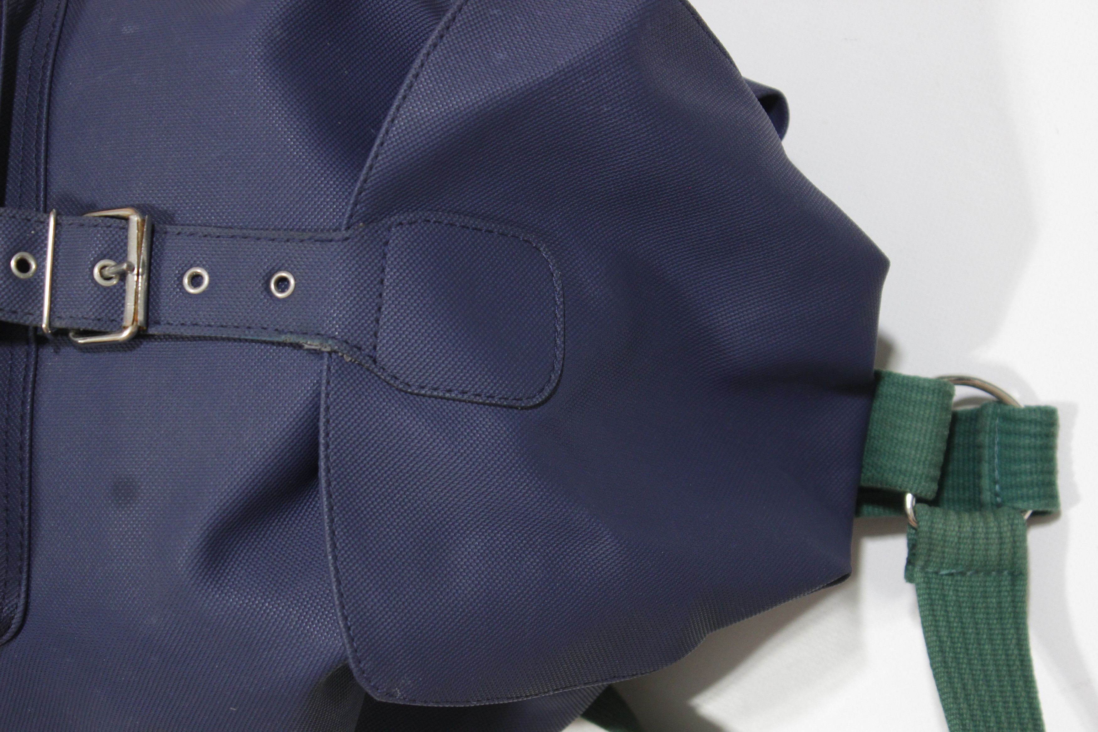 Lacoste 90S Big Logo Backpack Made in France Size ONE SIZE - 7 Thumbnail