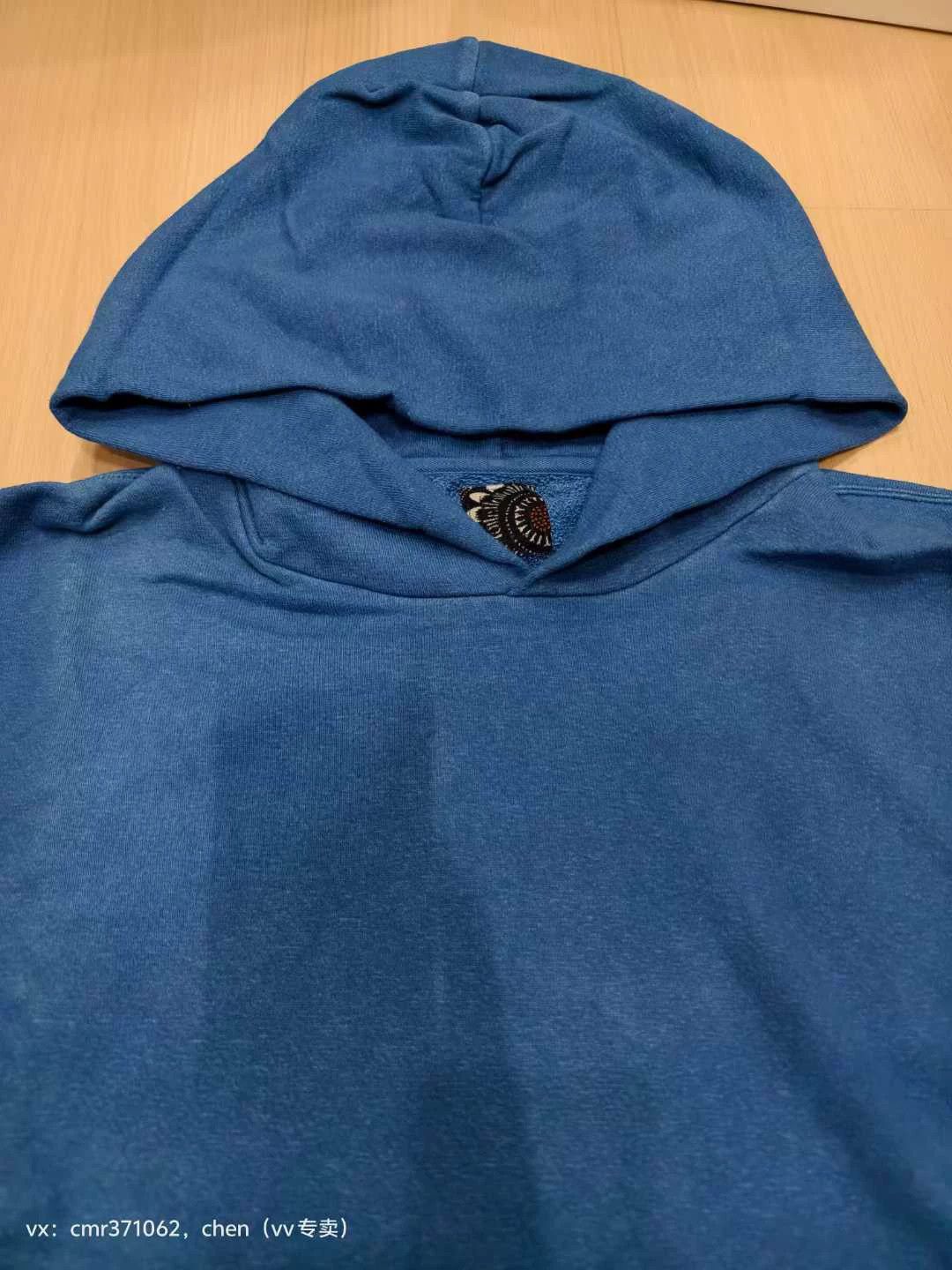 Visvim VISVIM 21 ICT AMPLUS INDIGO 3 OVERDYED P.O Hoodie Size US L / EU 52-54 / 3 - 4 Thumbnail