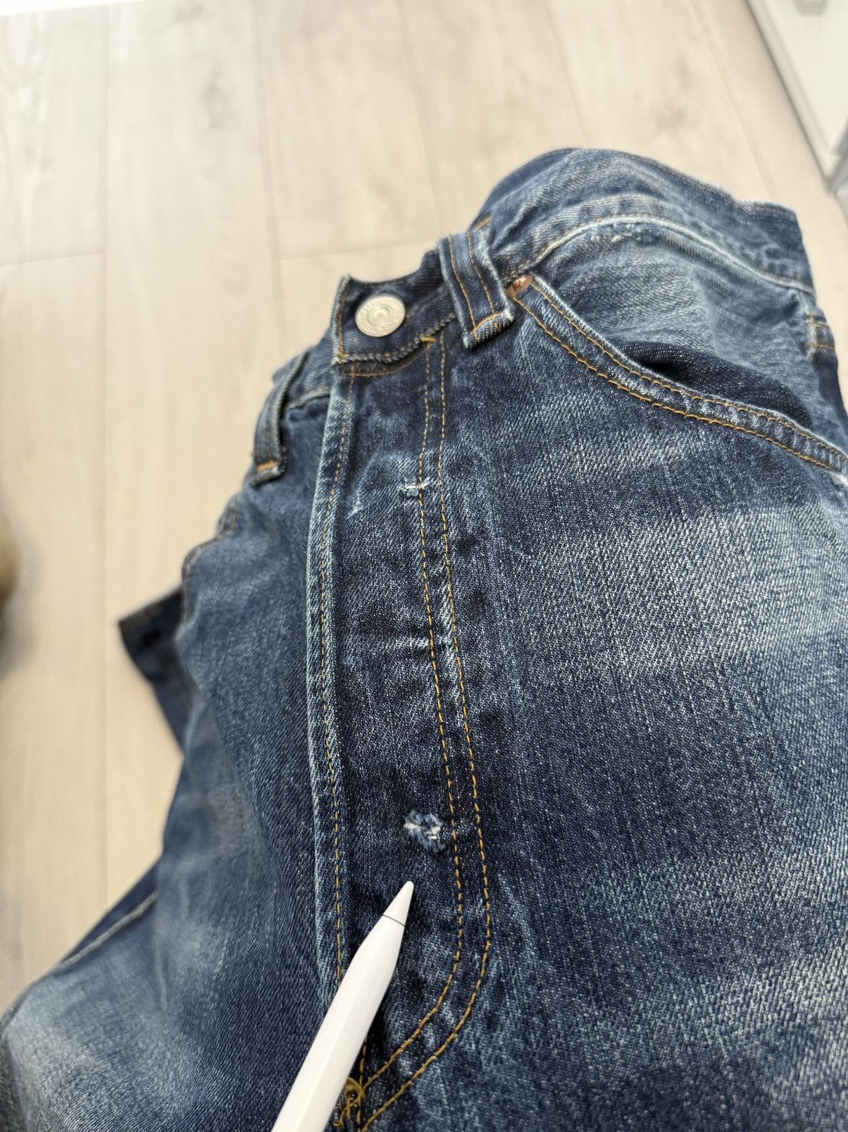 Levi's Levi’s 501 XX Selvedge Washed Distressed Denim 1947 Big E Size US 34 / EU 50 - 18 Thumbnail