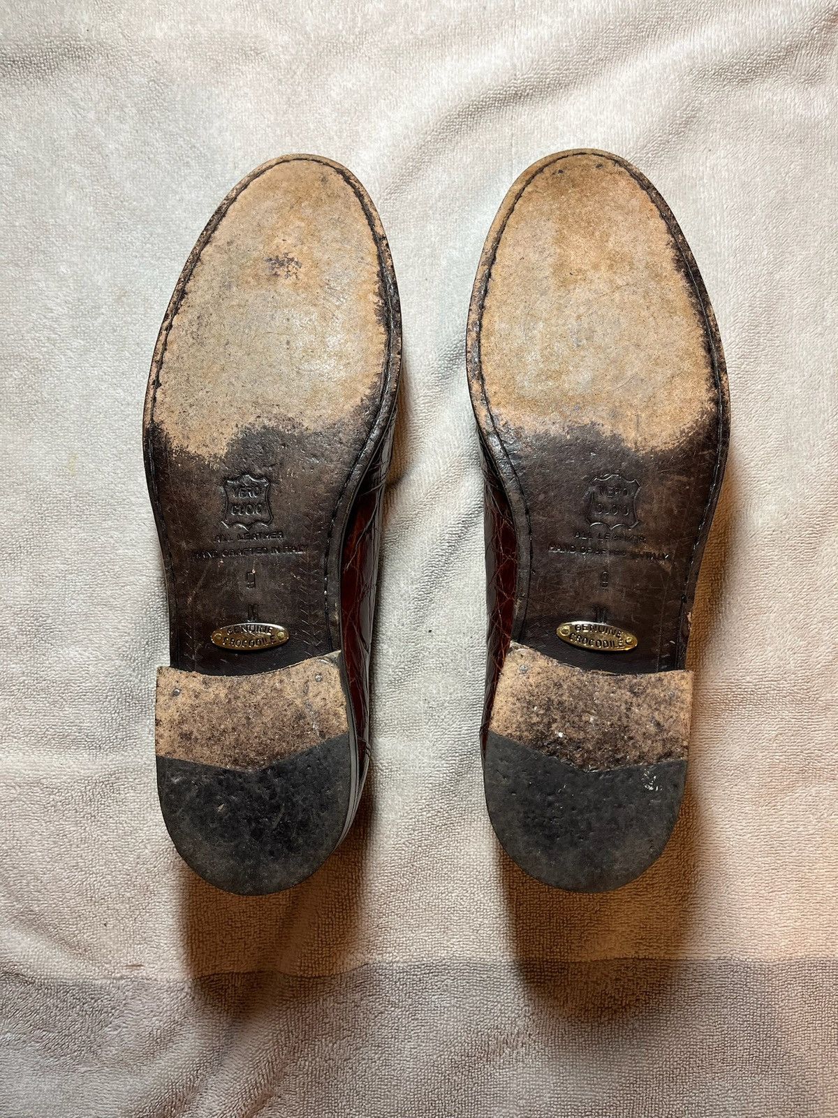 Zelli Genuine Crocodile Loafers Size US 9 / EU 42 - 4 Thumbnail