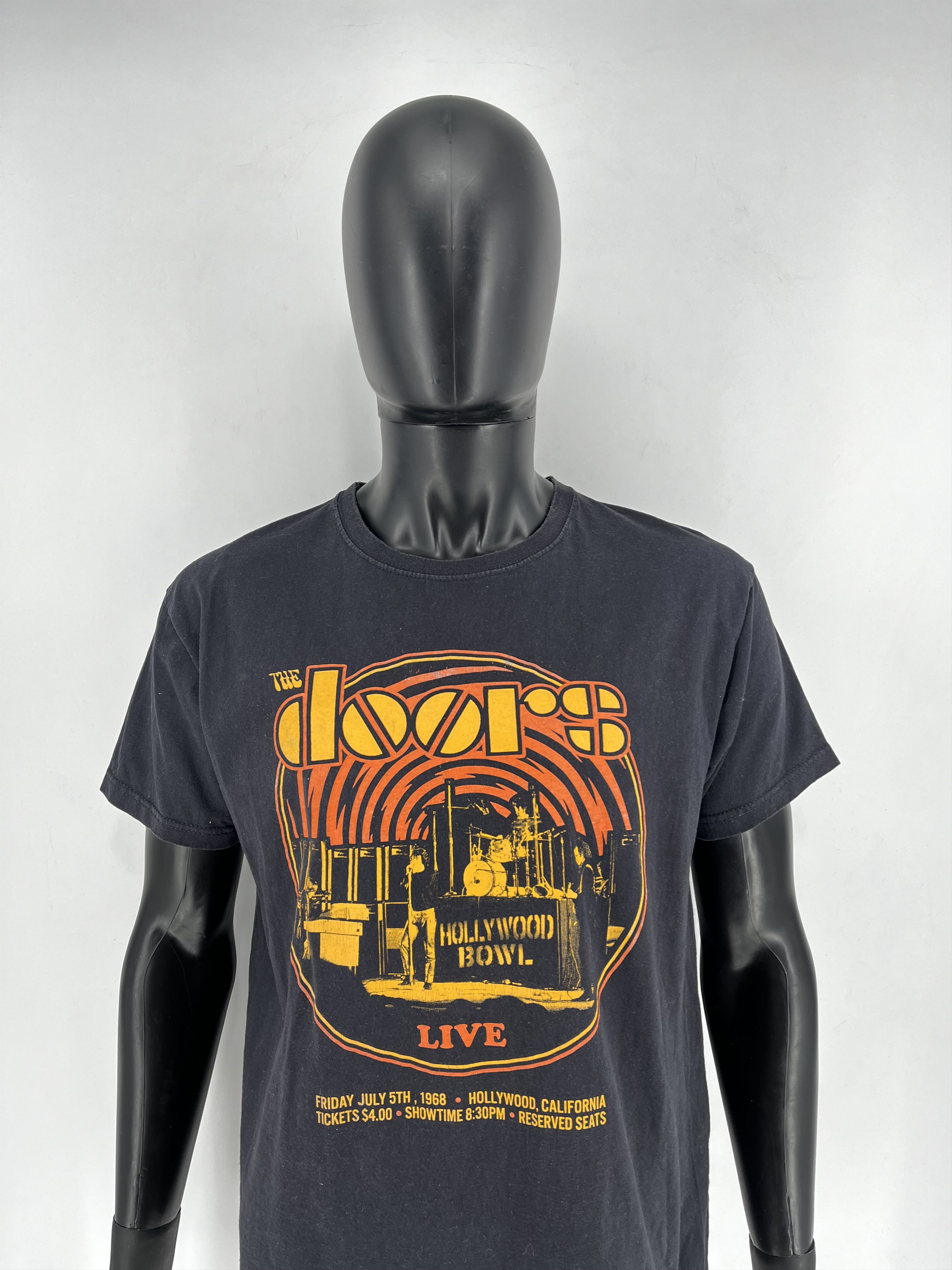Band Tees × Vintage Vintage Y2k Jim Morrison The Doors Rare T-Shirt Band Tee Size US L / EU 52-54 / 3 - 1 Thumbnail