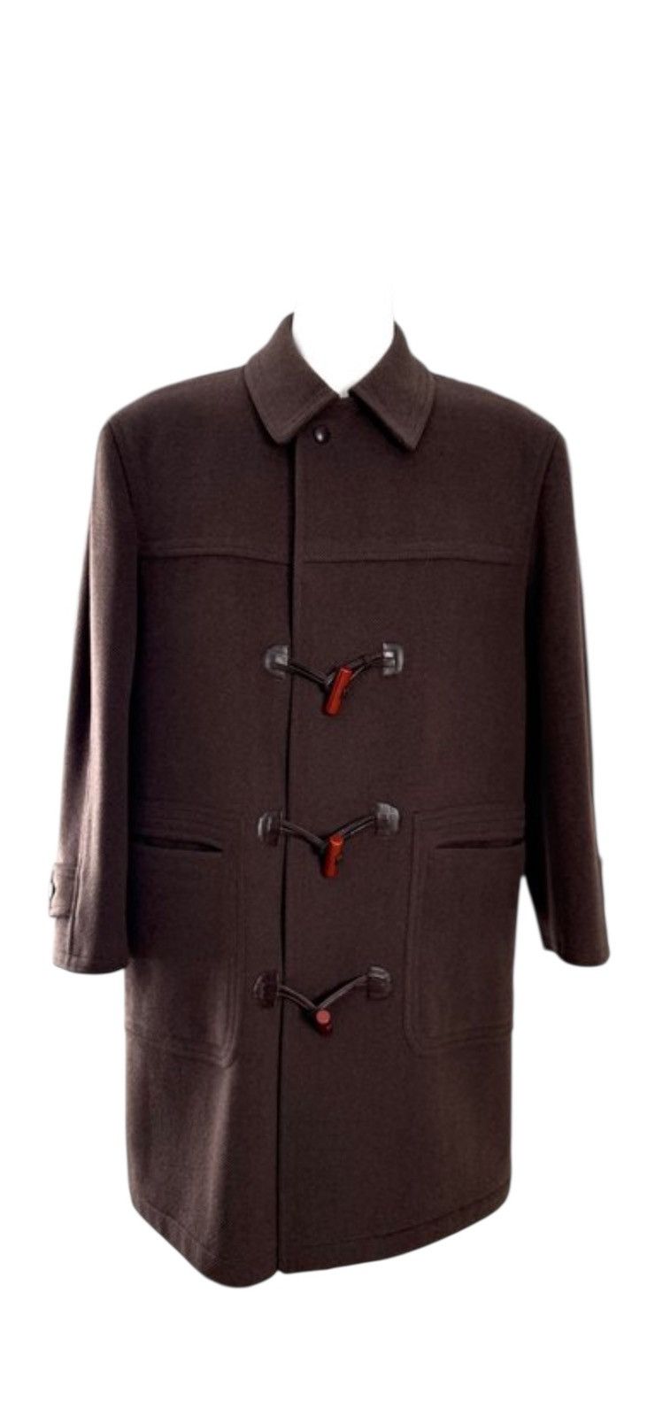 Pal Zileri Brown Coat Size US XL / EU 56 / 4 - 4 Thumbnail