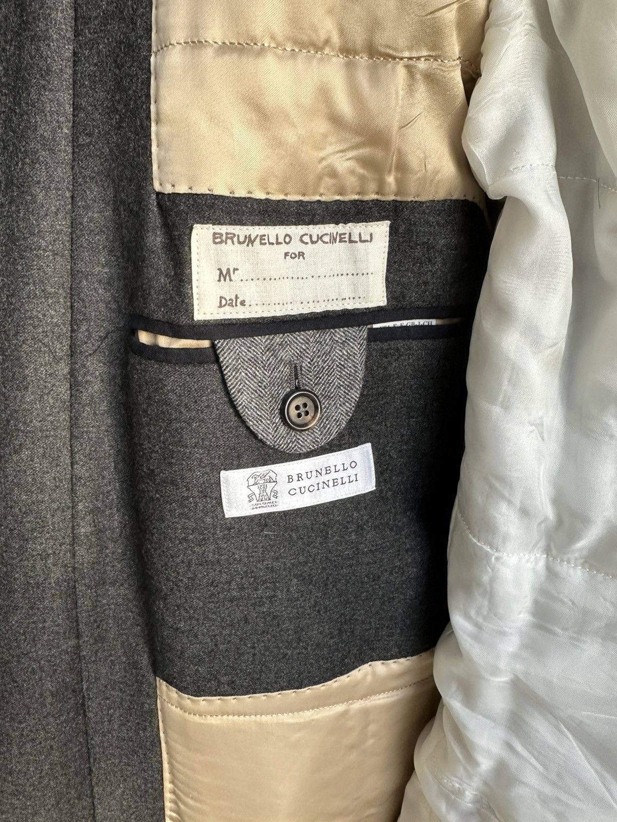 Brunello Cucinelli DEAL! VINTAGE Brunello Cucinelli Heavy Coat Size US L / EU 52-54 / 3 - 5 Thumbnail