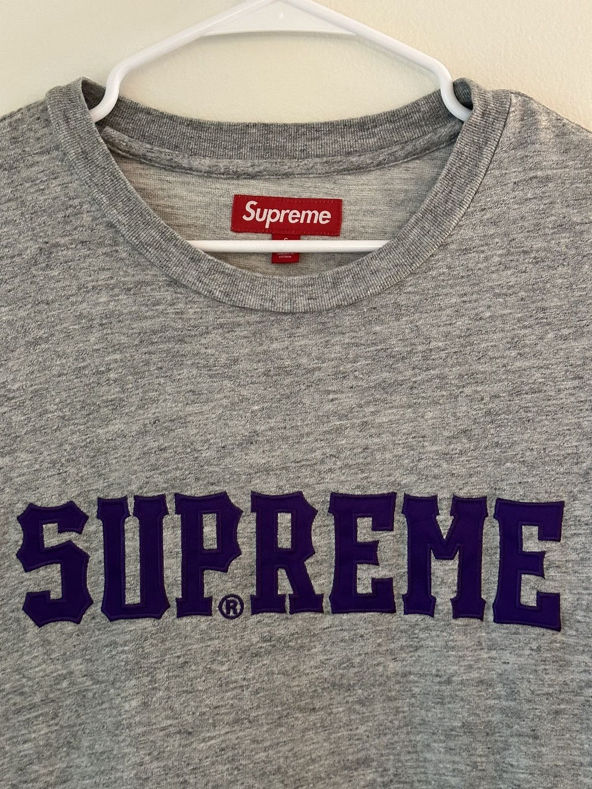 Supreme Supreme Twill Applique S/S Top Tee Size US S / EU 44-46 / 1 - 2 Thumbnail