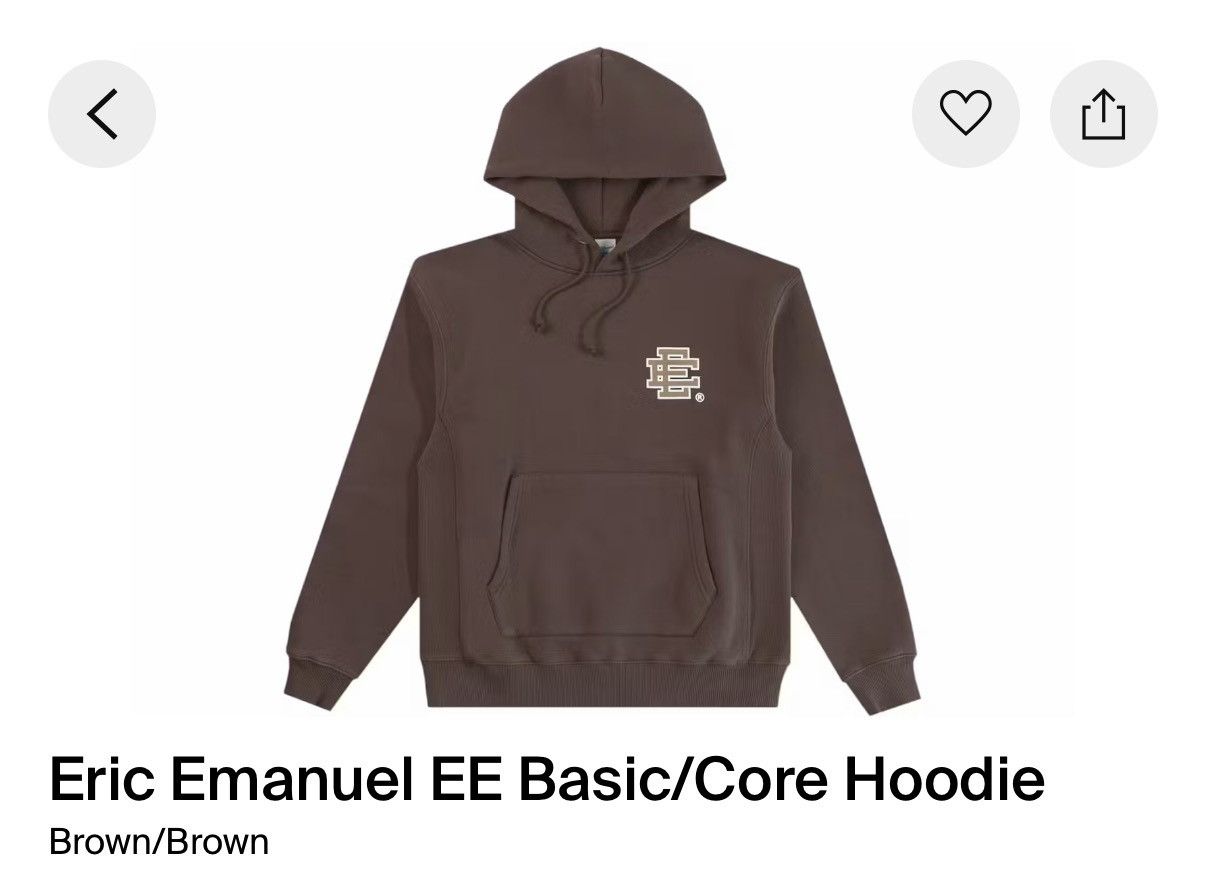 Eric Emanuel Eric Emanuel EE basic/core hoodie Size US XXL / EU 58 / 5 - 5 Thumbnail