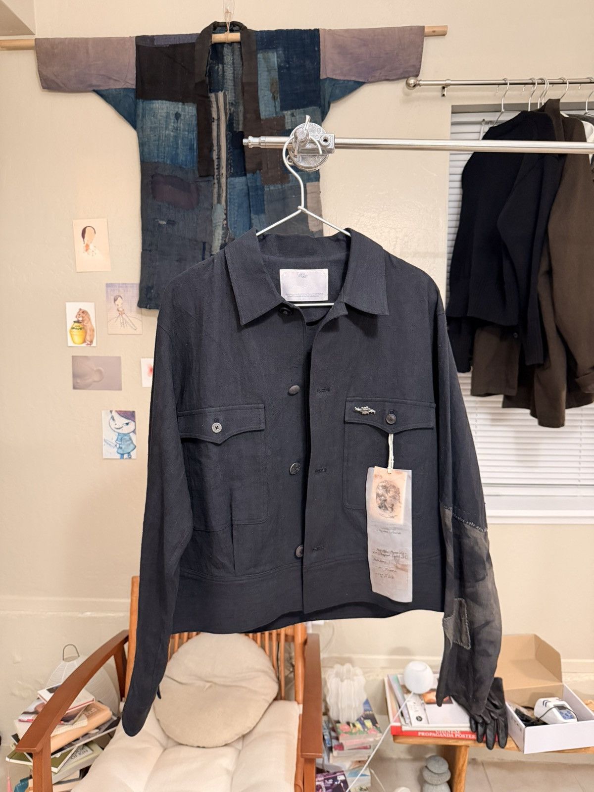 Professor.E Forgotten Materials｜Cyclist JKT (Stripe) Size US S / EU 44-46 / 1 - 2 Thumbnail