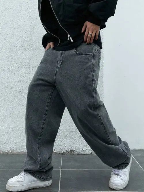 Jean × Vintage LOOSE fit skate washed vintage jeans pants Size US 36 / EU 52 - 4 Thumbnail