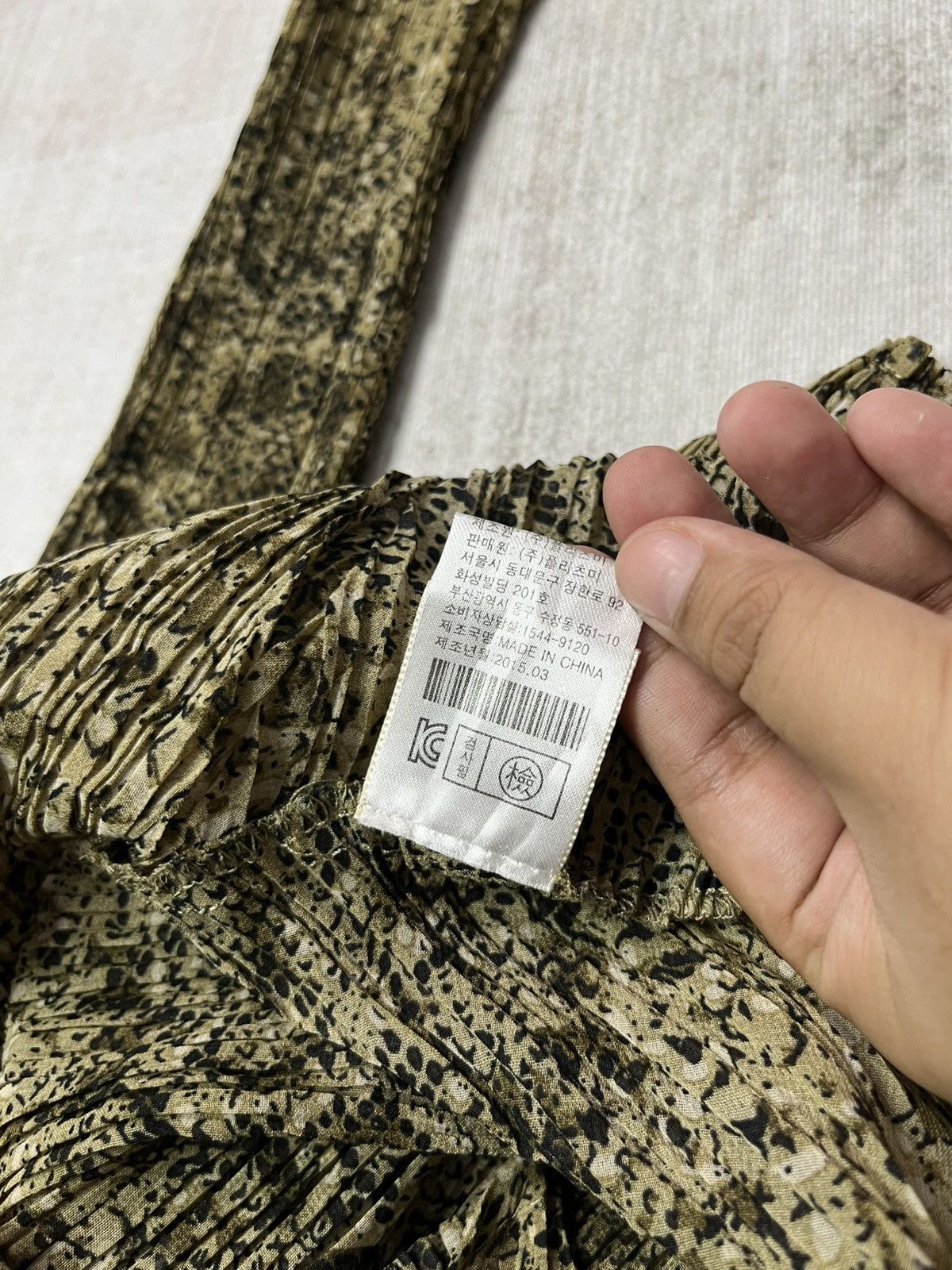 Other Pleatsme Vintage Abstract Longline Top Size L / US 10 / IT 46 - 7 Thumbnail