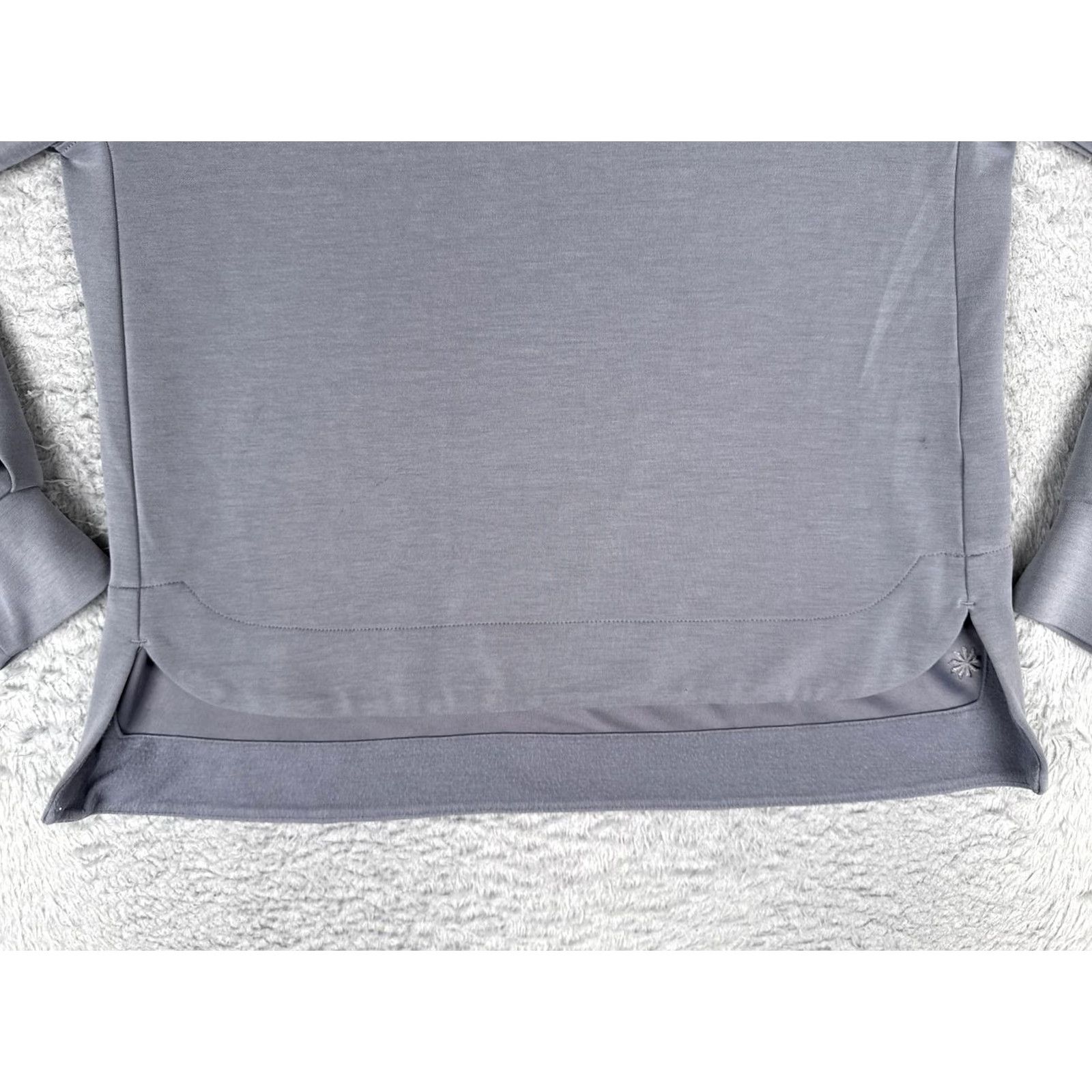 Athleta Athleta Sweater Womens S Gray Raglan Crewneck Pullover Hi Low Hem Sweatshirt Long Sleeve Casual Autumn Winter Travel Size S / US 4 / IT 40 - 5 Thumbnail