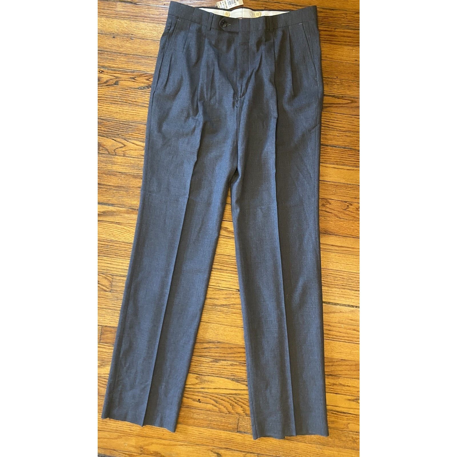 Evan Picone NEW USA Evan Picone Men’s Pants Wool W36 Unfinished Hem NWT Size US 36 / EU 52 - 1 Thumbnail