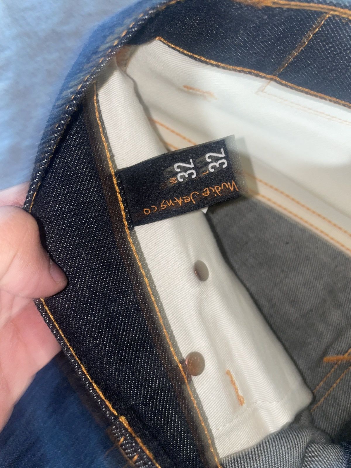 Nudie Jeans Limited edition Nudie jeans dry yoke embo size 32 Size US 32 / EU 48 - 3 Thumbnail
