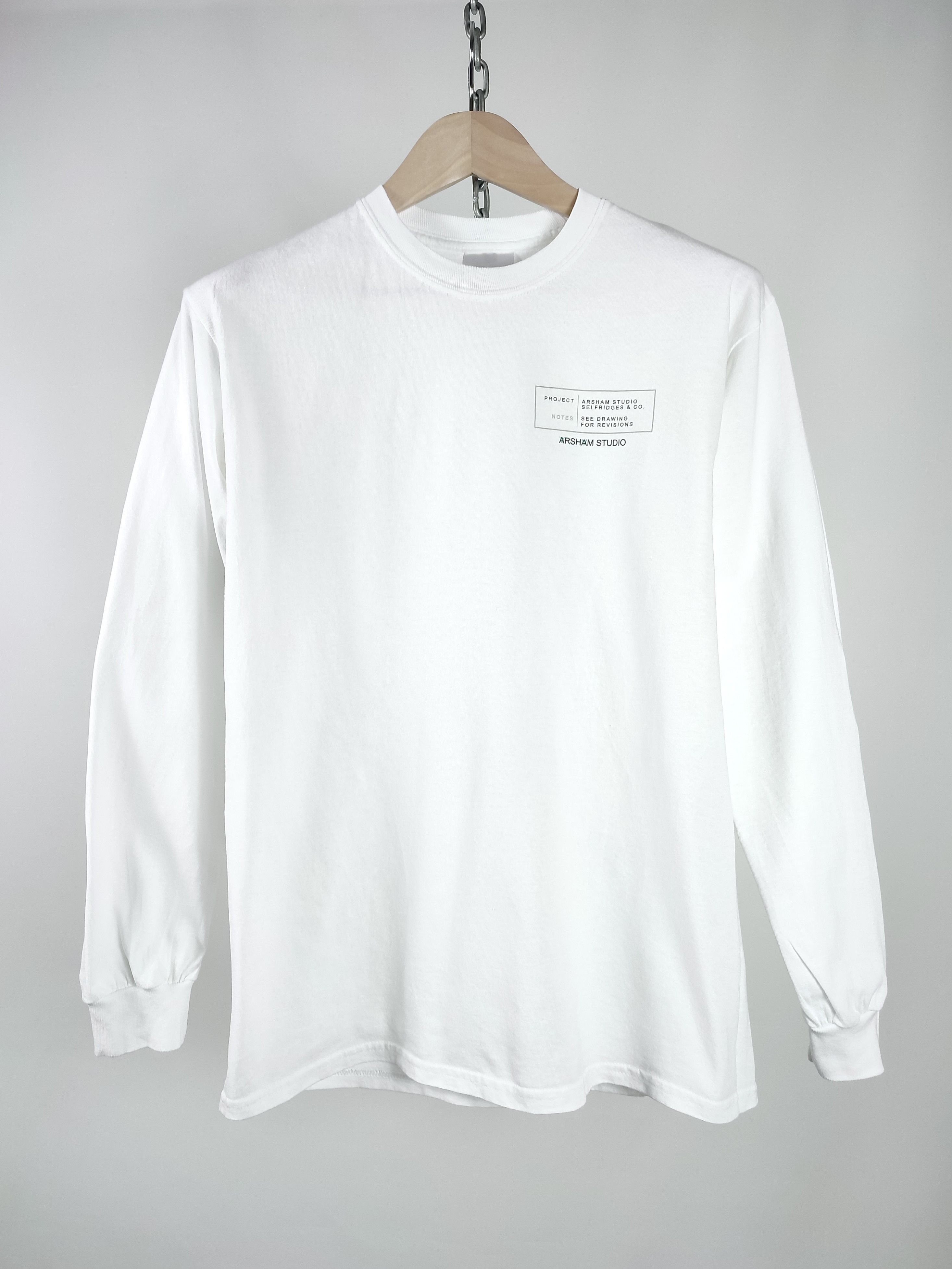 Daniel Arsham Daniel Arsham Selfridges Floorplan White Long Sleeve Shirt Size US M / EU 48-50 / 2 - 5 Thumbnail