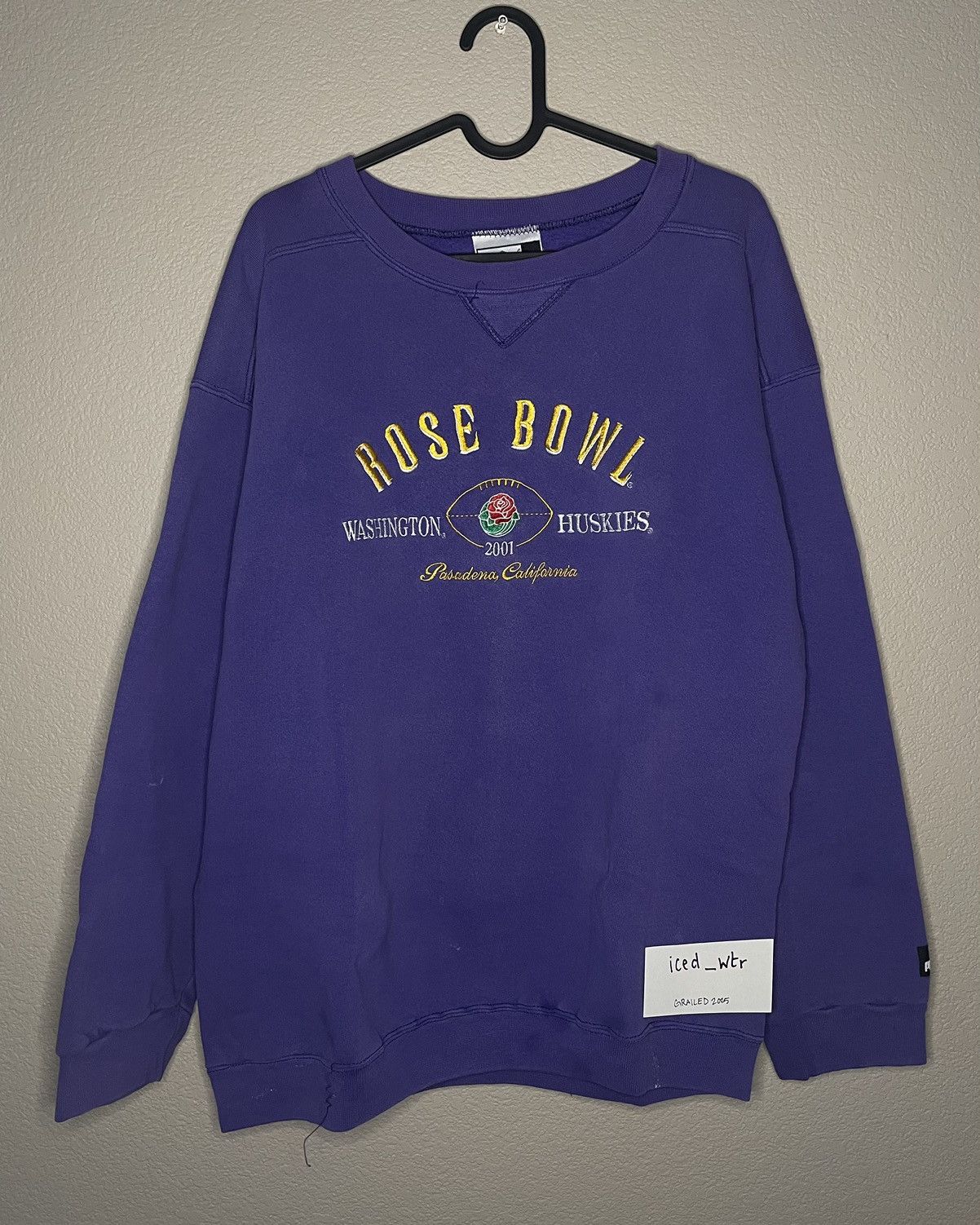 Puma UW | Huskies Football 2001 Rose Bowl Crewneck Sweater Size US L / EU 52-54 / 3 - 1 Thumbnail