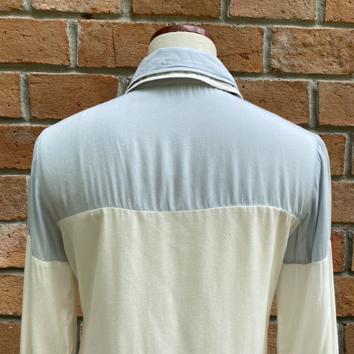 LIZ LISA LIZ LISA Light Blue and White Long-Sleeve Graphic Shirt Size M / US 6-8 / IT 42-44 - 6 Thumbnail