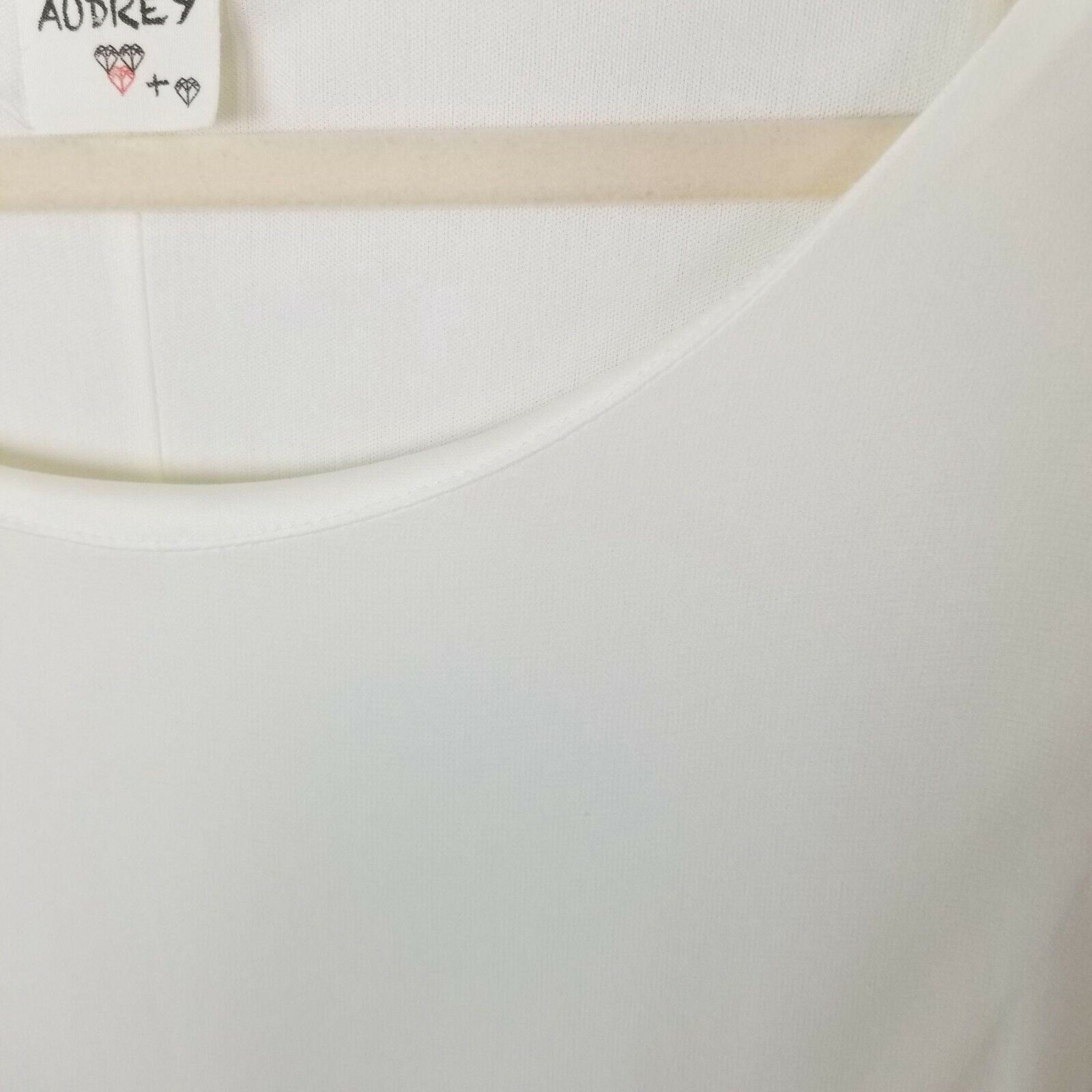 Aubercy Love Audrey 3+1 Tunic Blouse Sz L Lace Trim Classic Romantic Size L / US 10 / IT 46 - 3 Thumbnail