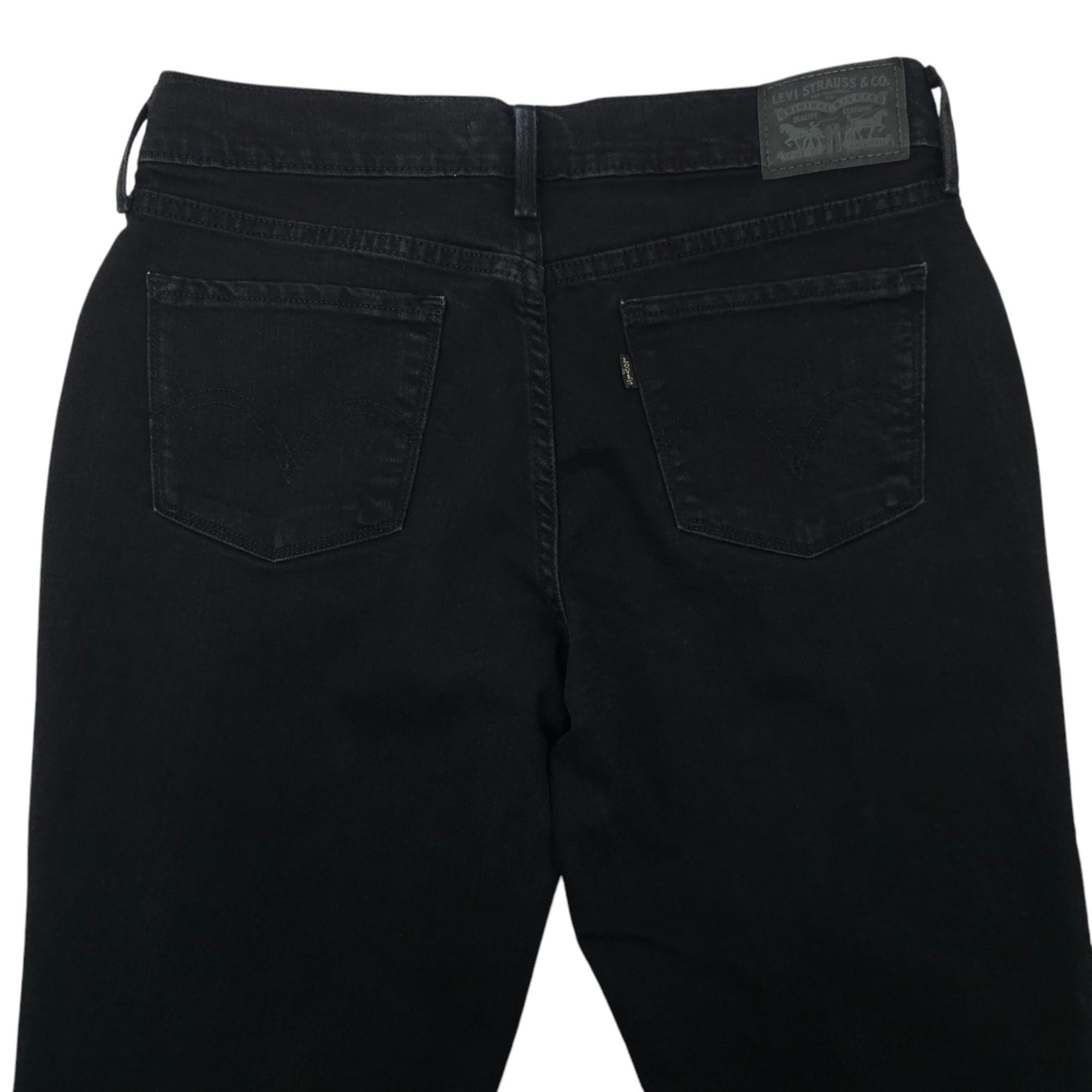 Levi's Levis 505 Straight Jeans Womens 27 Stretch Denim Mid Rise Size 29" - 11 Thumbnail
