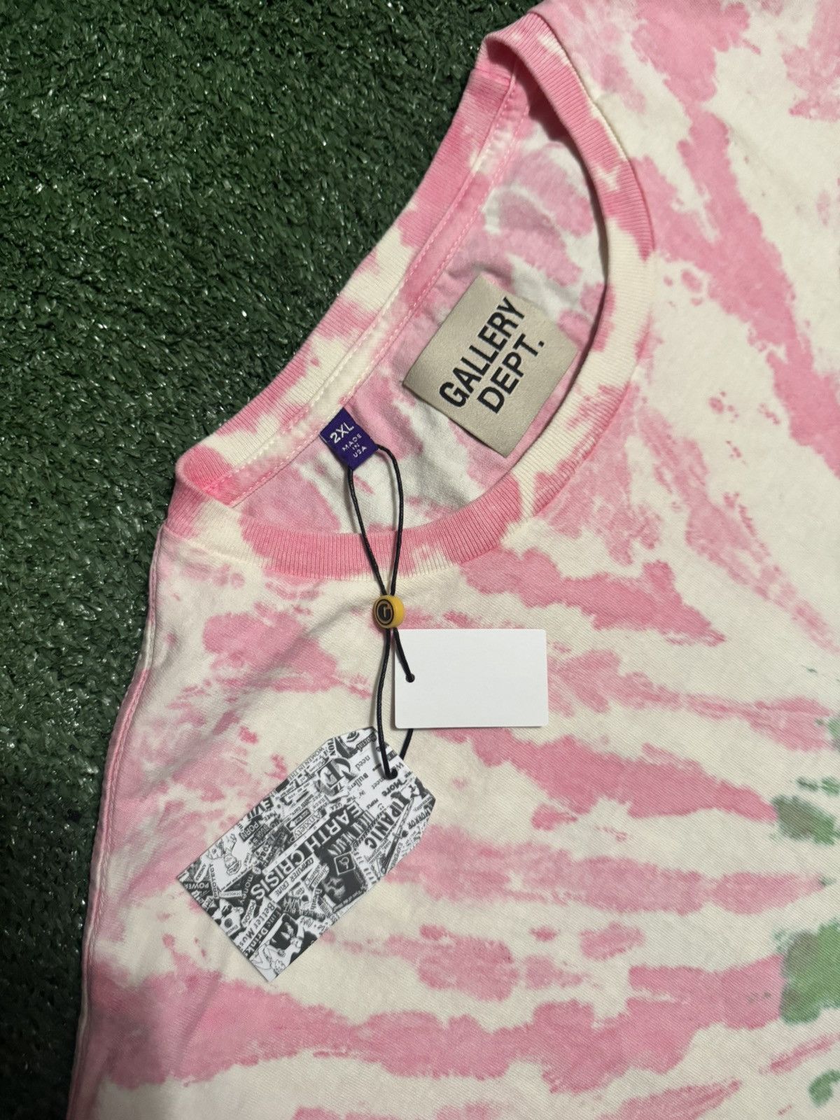 Gallery Dept. Gallery Dept. Tie Dye Overall Graphic Logo Tee Size US XXL / EU 58 / 5 - 3 Thumbnail