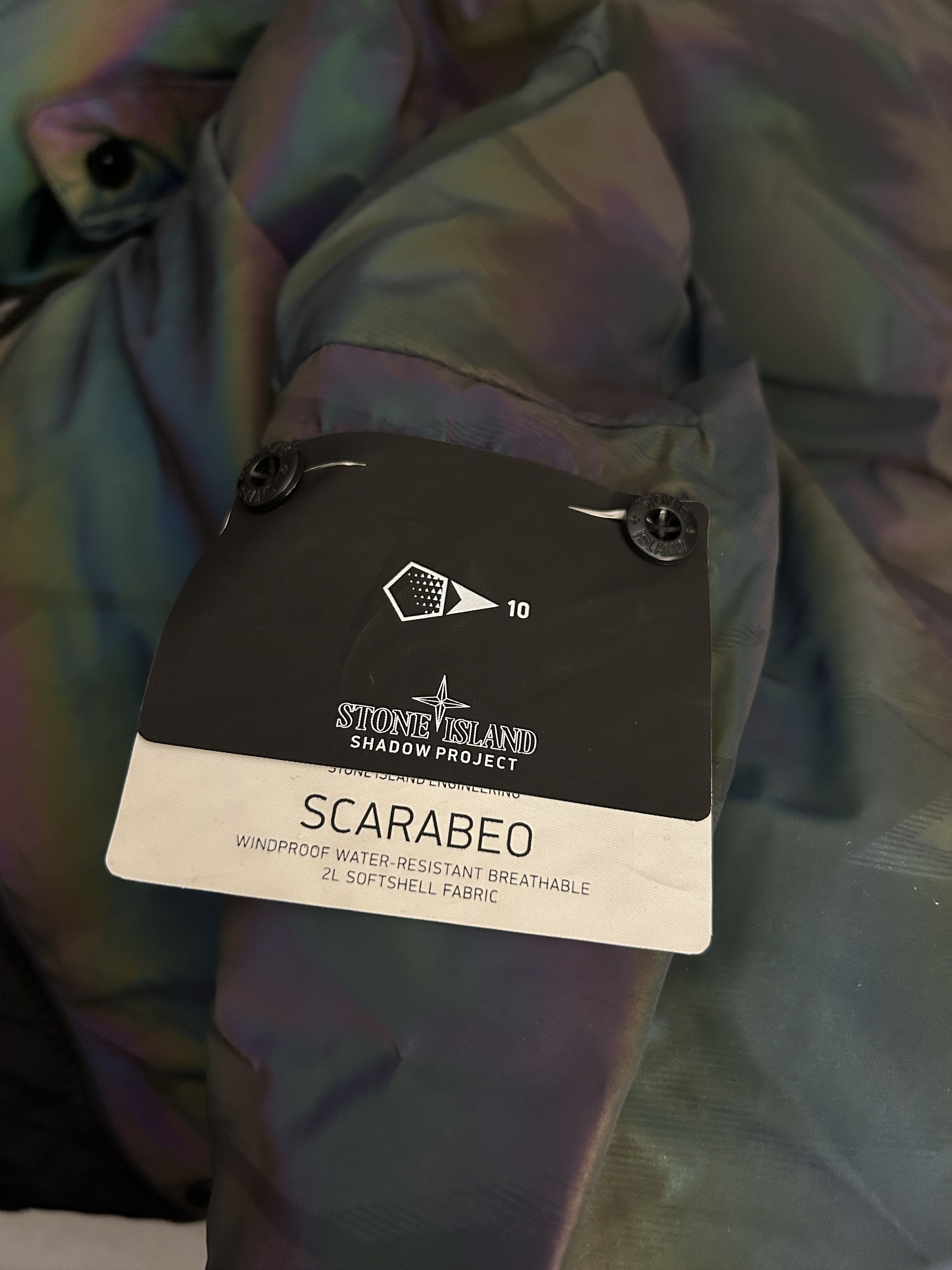 Stone Island Shadow Project SHADOW PROJECT 2018 SCARABEO DOWN PARKA IRIDESCENT JACKET Size US M / EU 48-50 / 2 - 2 Thumbnail