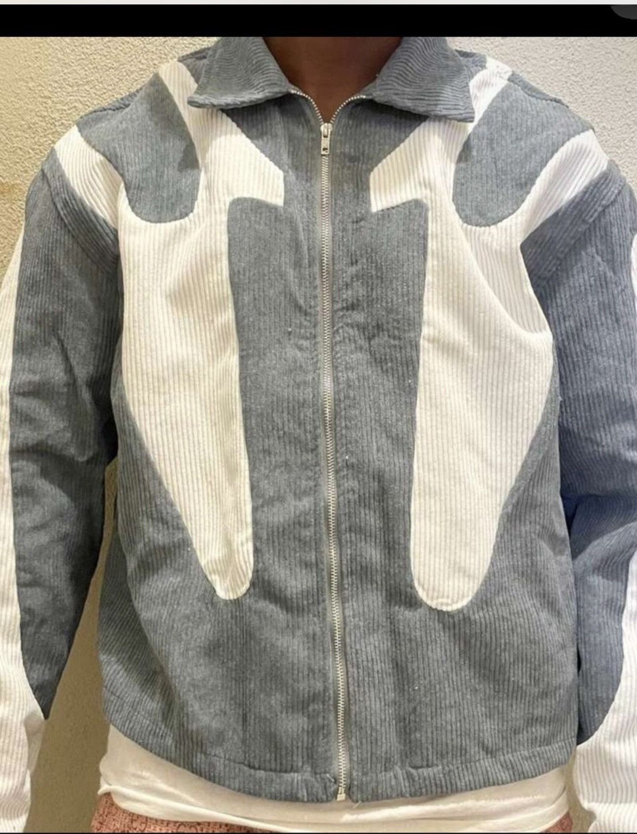Other Grey and White Jacket Size US L / EU 52-54 / 3 - 3 Thumbnail