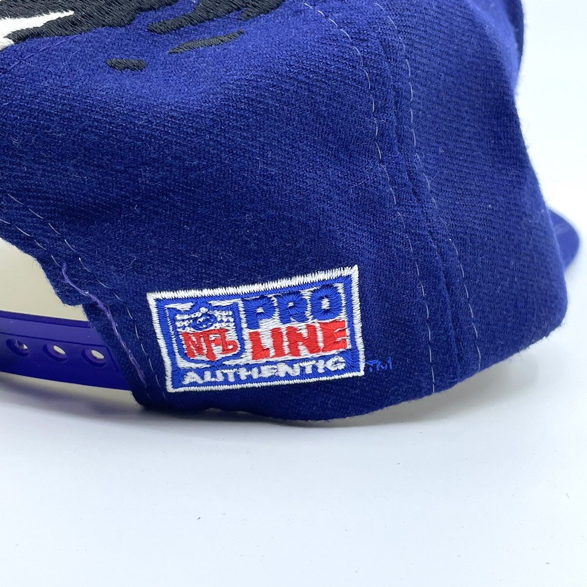 Logo Athletic × Vintage RARE Minnesota Vikings NFL Pro Line Splash Wool Snapback Hat Size ONE SIZE - 9 Thumbnail
