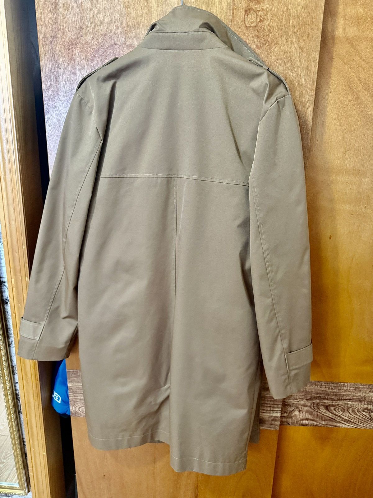 Other Men's Luxury Brown Double Breasted Lined Rain Trench Coat Size US M / EU 48-50 / 2 - 6 Thumbnail