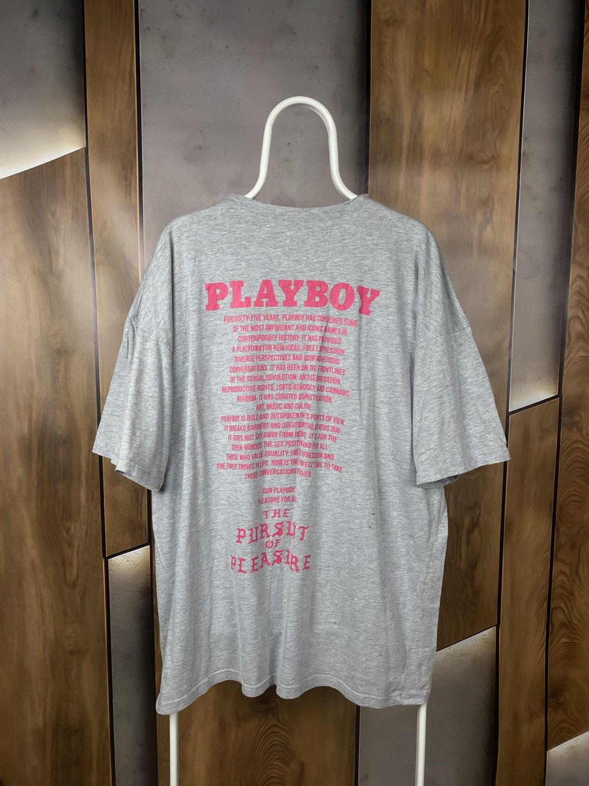 Playboy 🐇T-Shirt Play Boy Missguided The Rupsuit Of Pleasure Tee🐇 Size US XXL / EU 58 / 5 - 1 Thumbnail