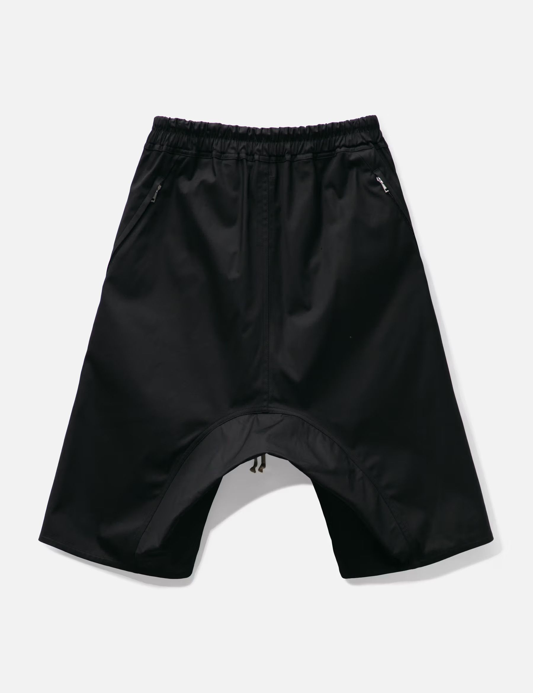 o1tko11025 Basket Swingers Leather Shorts in Black