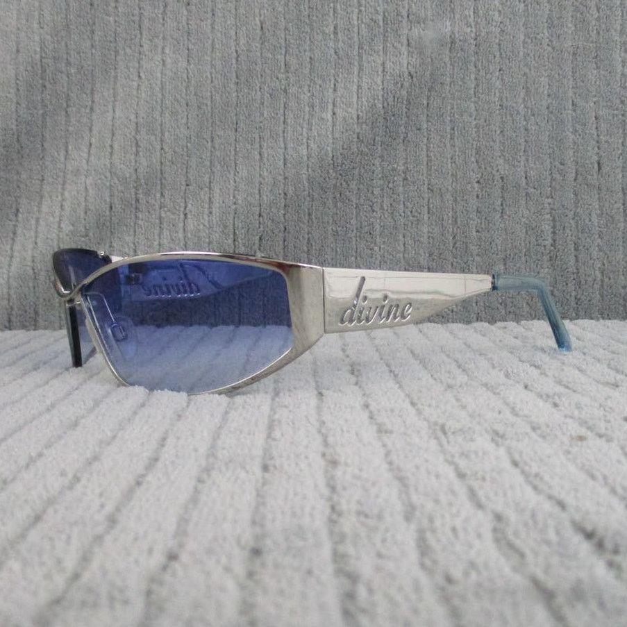 Other New Divine Eyewear Flirt Chrome/Blue Gradient Sunglasses Size ONE SIZE - 2 Thumbnail