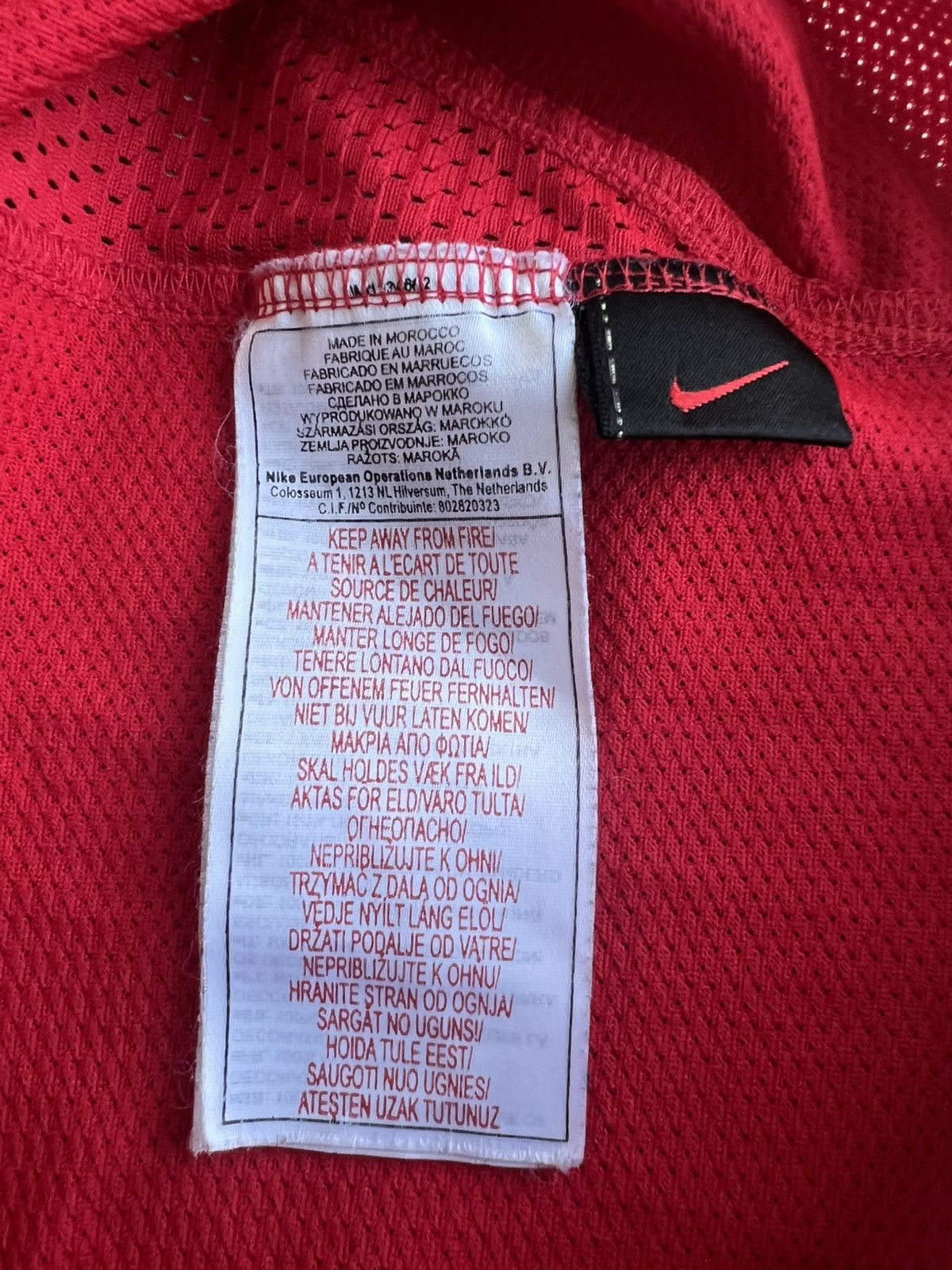 Nike Vintage 2004-05 Original Nike Manchester United Home Jersey Size US L / EU 52-54 / 3 - 7 Thumbnail