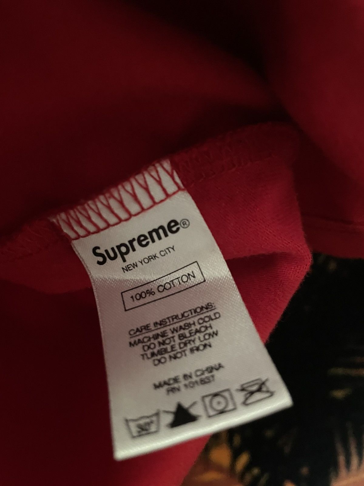 Supreme Supreme F You shirt red Size US M / EU 48-50 / 2 - 3 Thumbnail